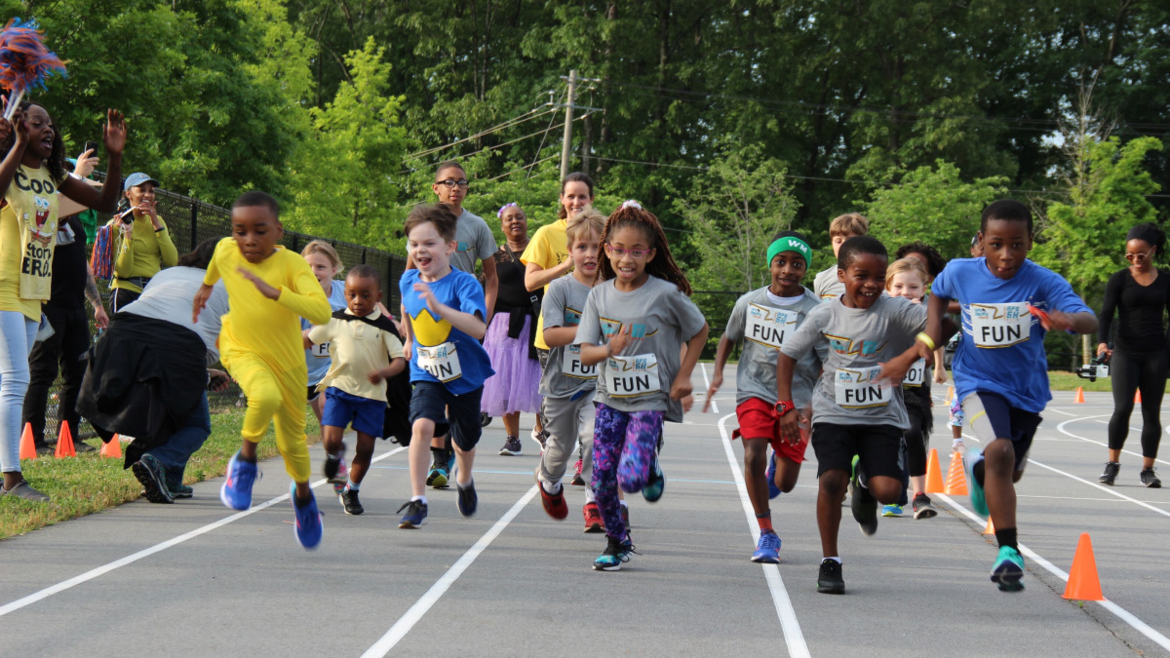 Children participate in the 2019 Atlanta Public Schools Rocks and Runs 5K. Photo courtesy of APS