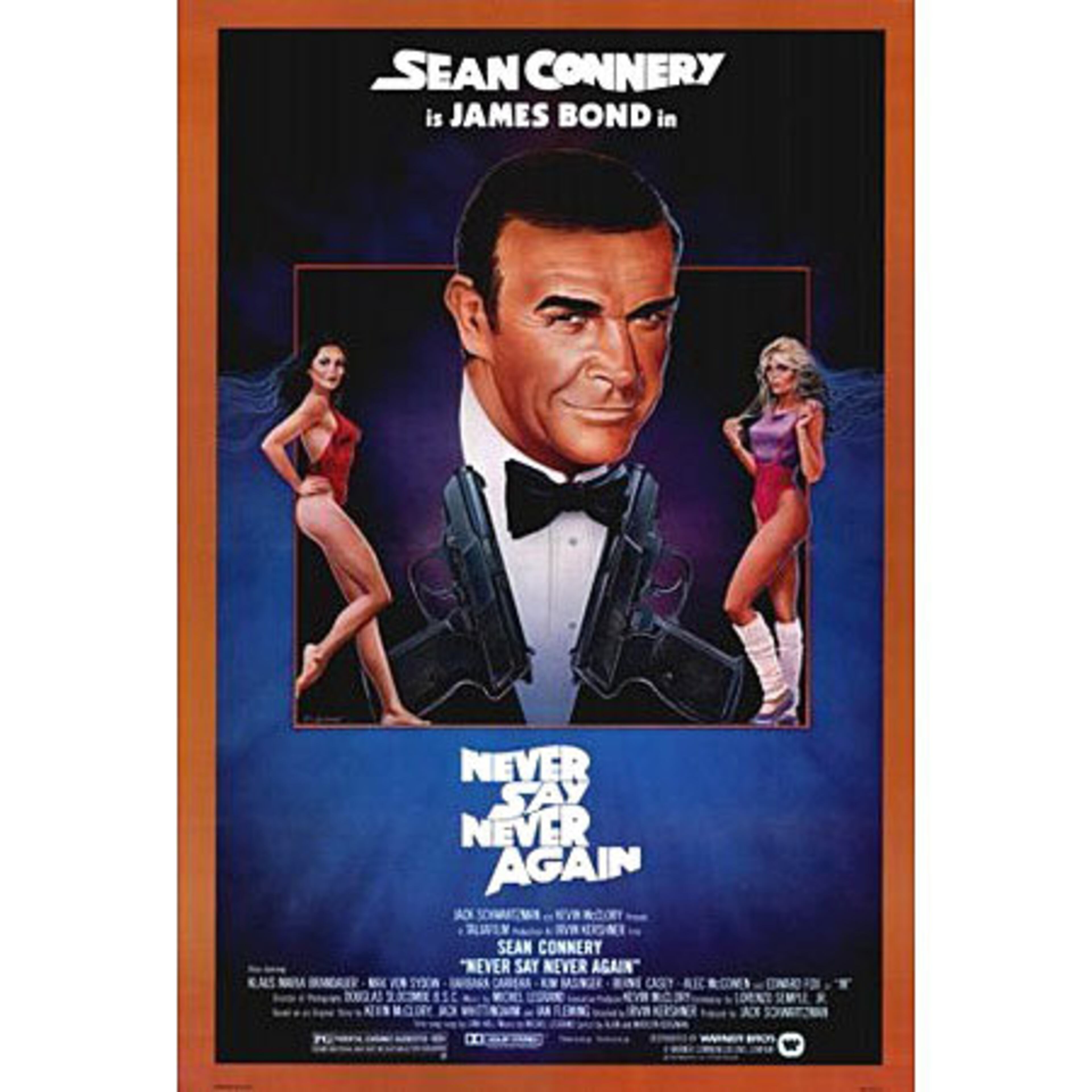 'NEVER SAY NEVER AGAIN,' 1983: The same year as 'Octopussy,' Connery did one last Bond in a movie outside the official studio canon. (There was a long, complex legal wrangle over some story rights.) The title was a joke on Connery's vow never to play 007 again. He also drives a Bentley, as in the books.