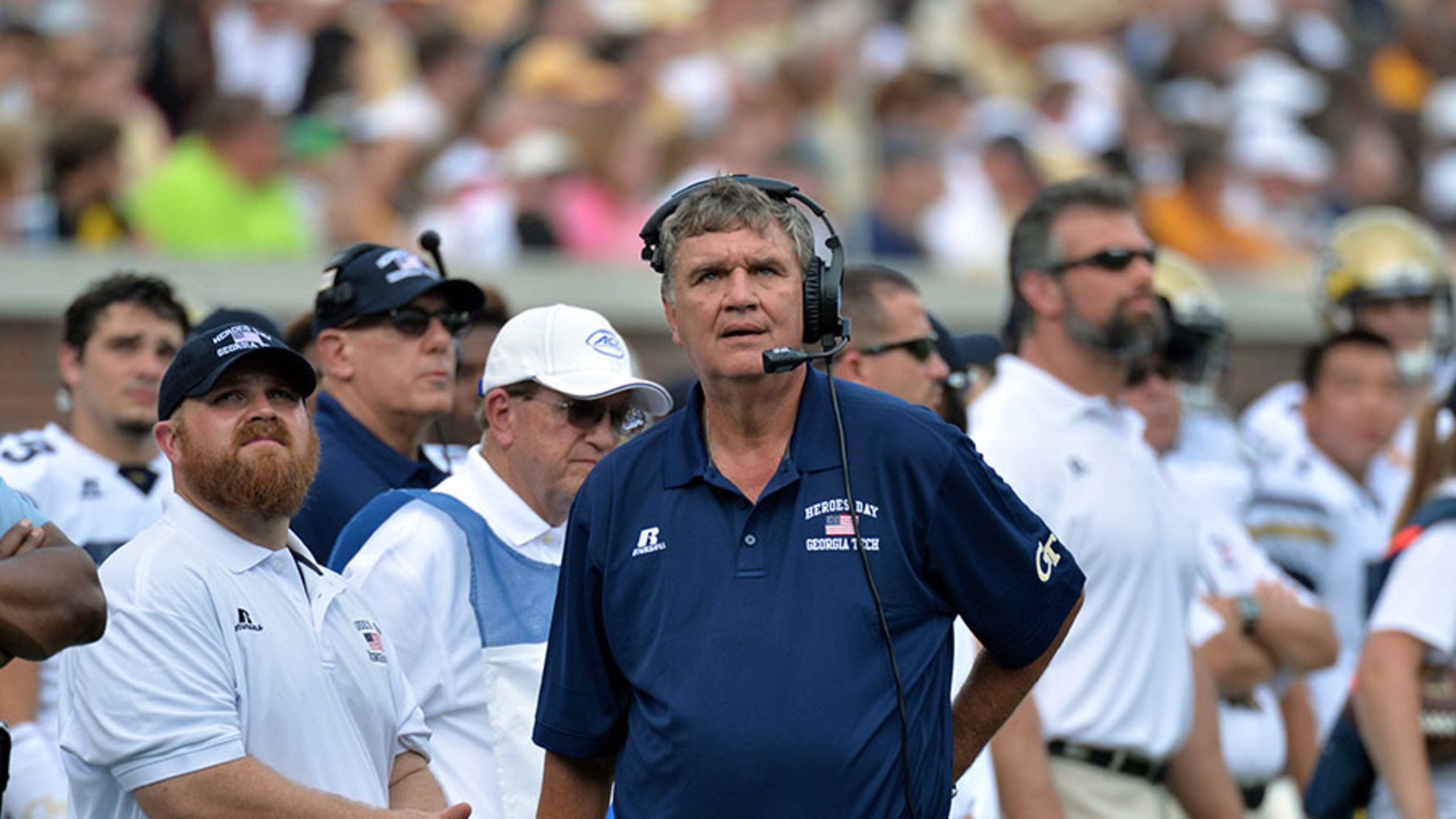 Paul Johnson is 6-1 is season openers as Georgia Tech's head coach.