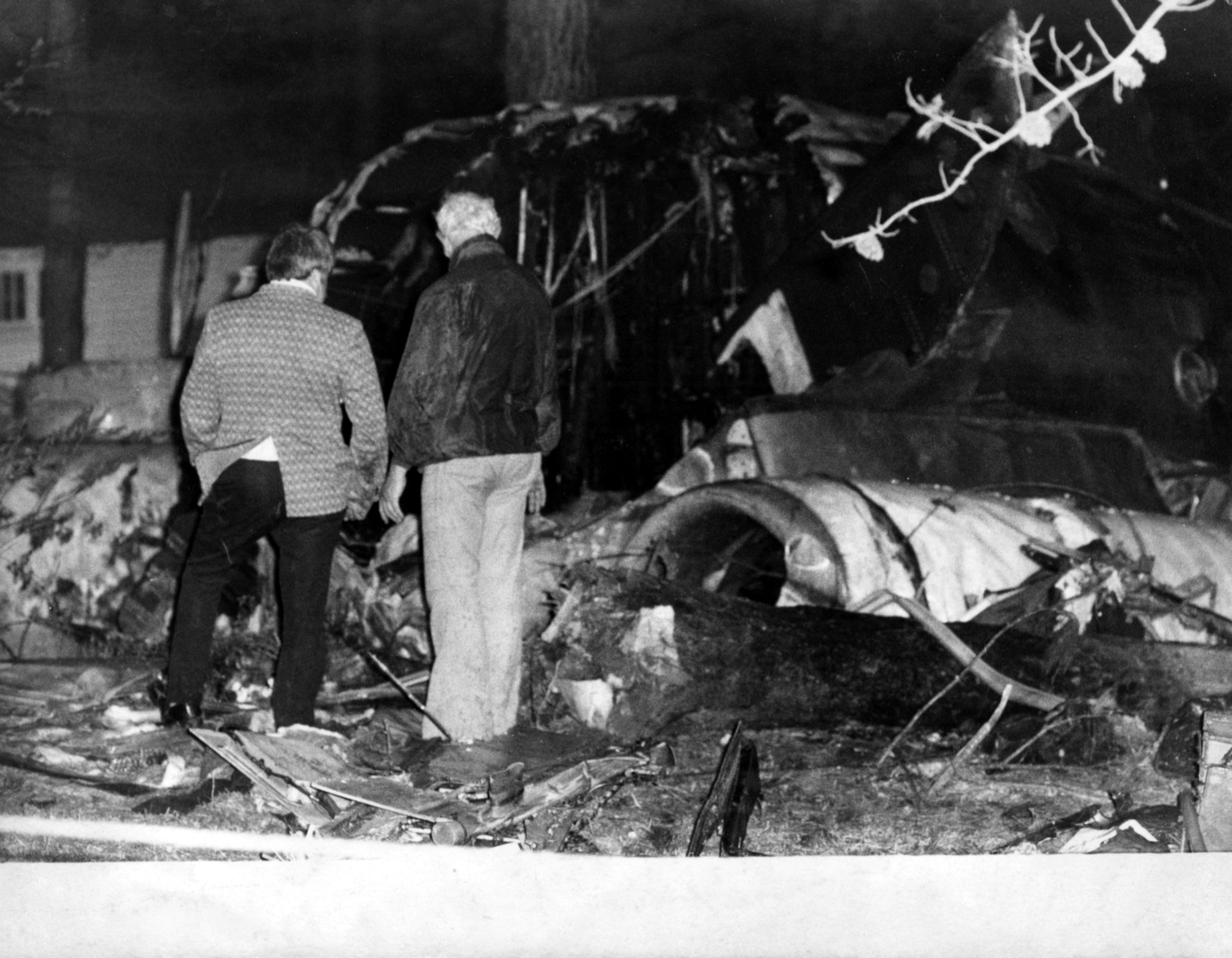 April 5, 1977 -- It could have been worse, Frey said. The pilot managed to get the plane mostly on the highway, missing houses in the community. (Text by Christopher Quinn / AJC Staff) Read the 1978 NTSB crash report (.PDF format) | Latest news on Malaysia Airlines Flight 370
