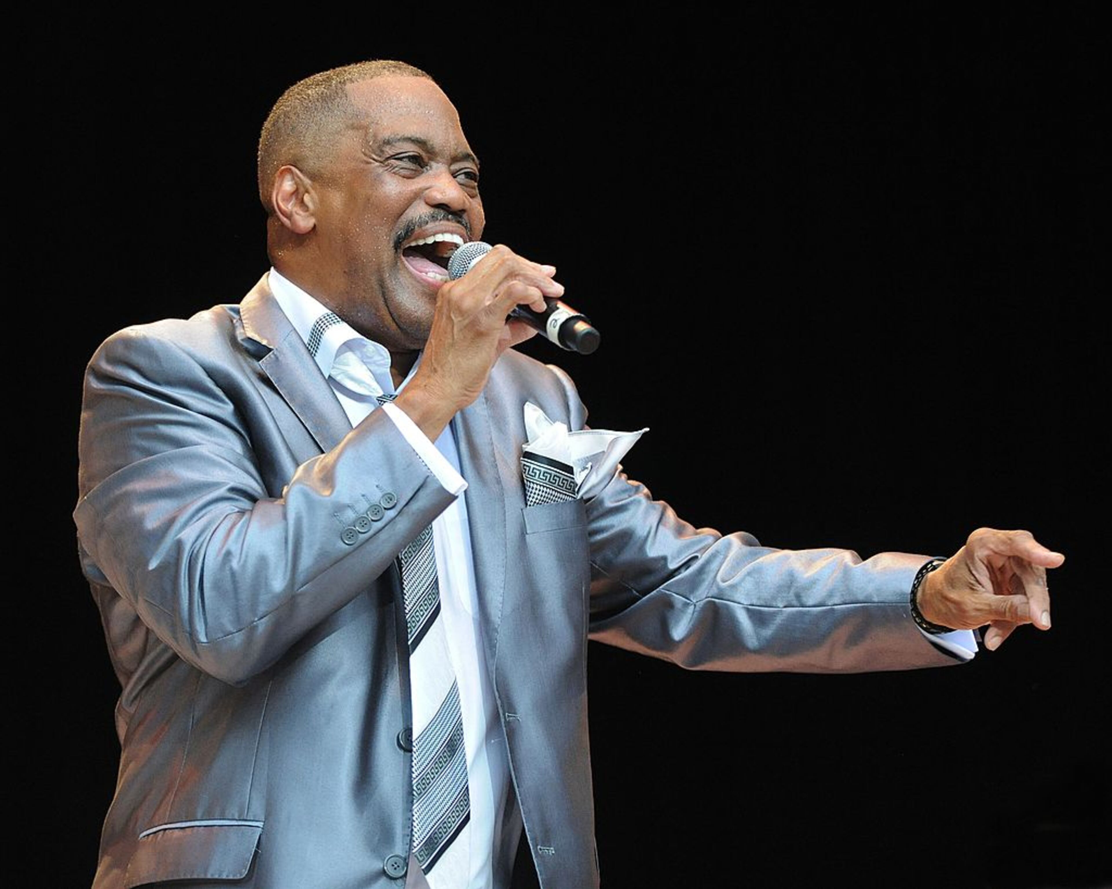 Soul singer Cuba Gooding, Sr. of The Main Ingredient performs at Chastain Park Amphitheater on July 10, 2013 in Atlanta, Georgia. He was found dead in his car April 20, 2017. (Photo by Chris McKay/WireImage)