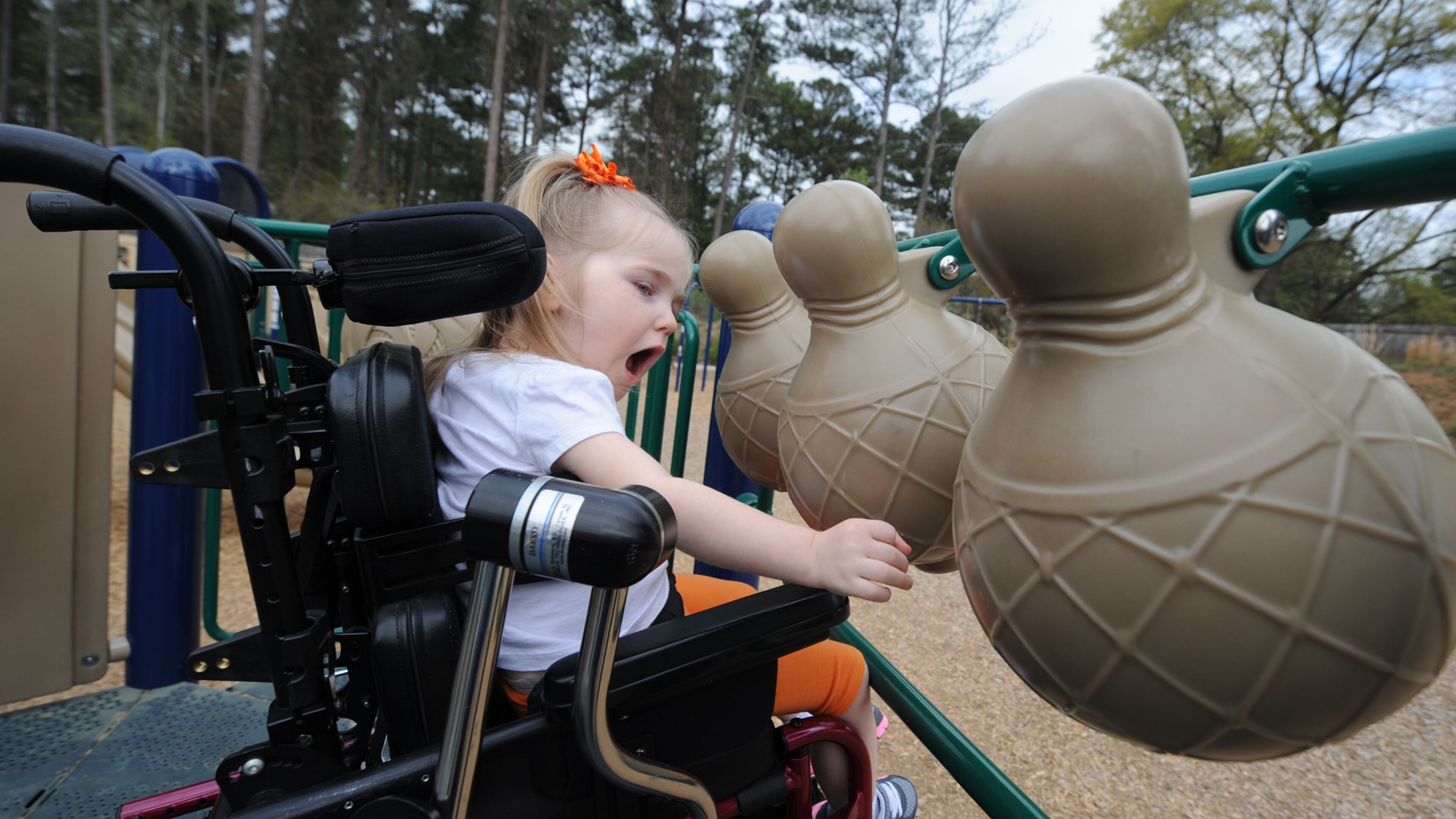 Public spaces such as this playground in Austell offer greater accessibility to people with disabilities. (Photo Credit: Johnny Crawford/AJC)