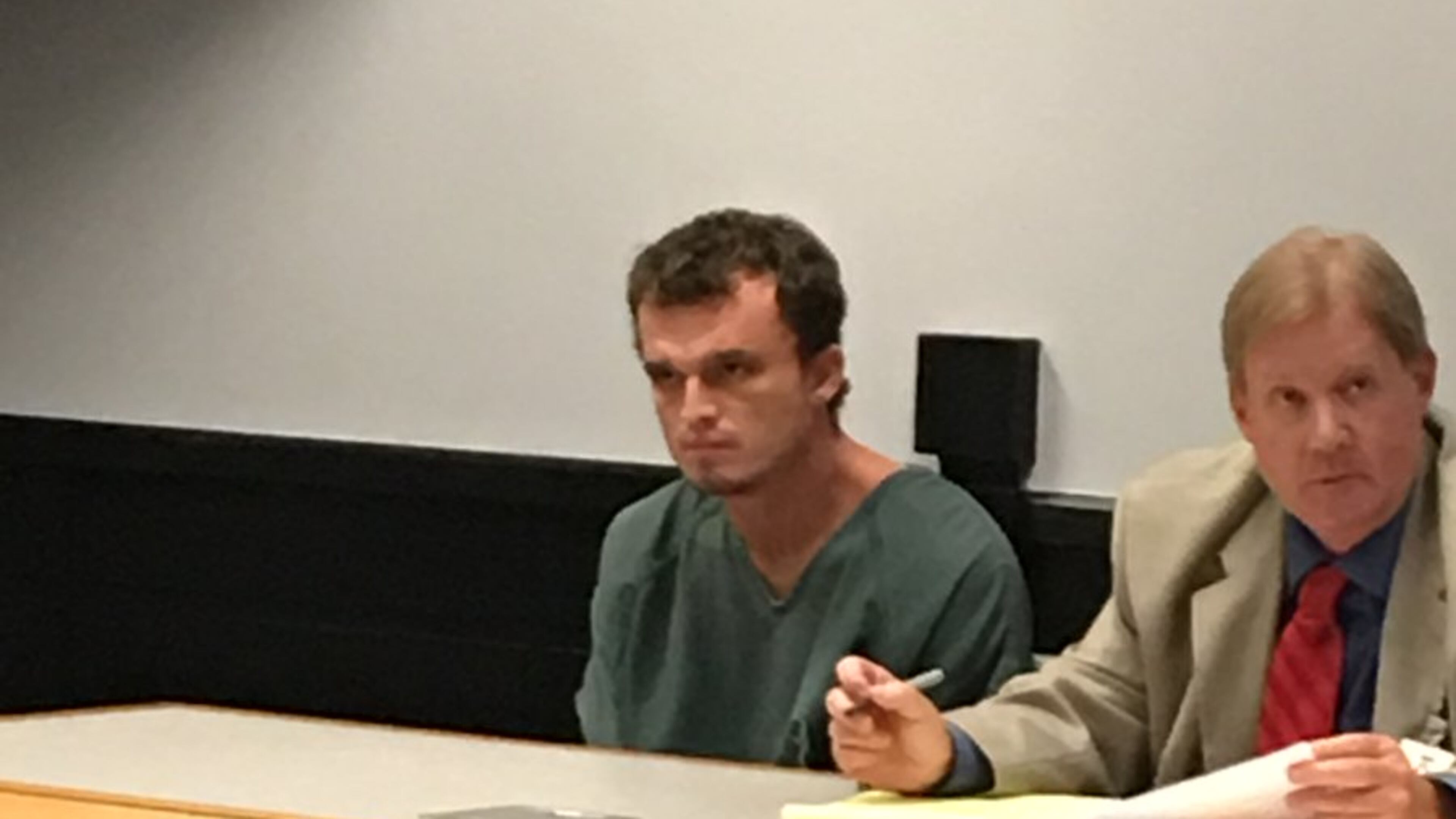 Joshua Jones sat in court Wednesday as witnesses recounted the Aug. 3 chase involving a stolen police cruiser. (Credit: Channel 2 Action News)