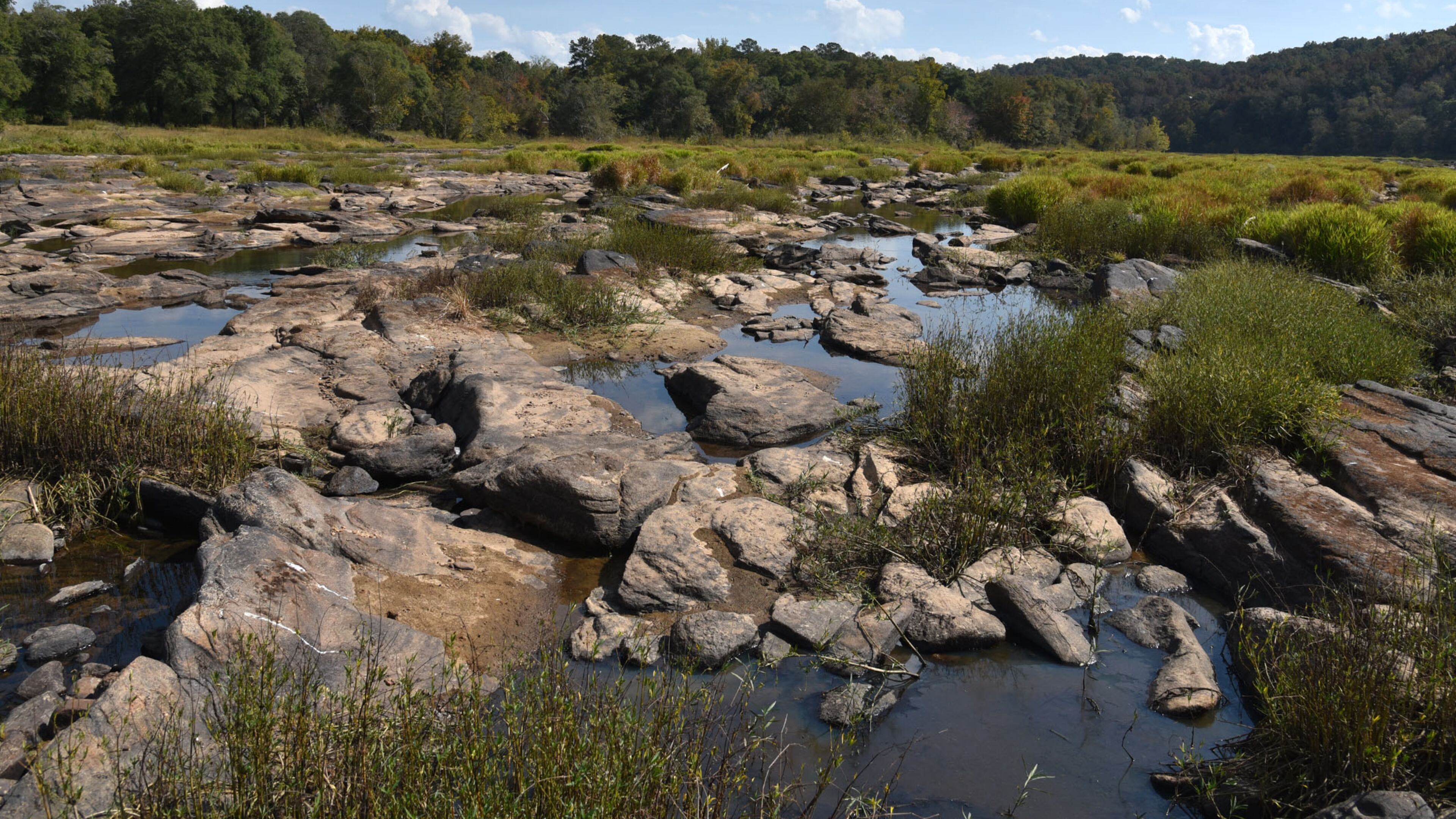 Drought and water consumption are part of the problem for the the near historic low water levels for the Flint River. In its lawsuit against Georgia, Florida is trying to blame it, in part, on illegal watering of 90,000 acres of farmland in southwest Georgia. BRANT SANDERLIN/BSANDERLIN@AJC.COM