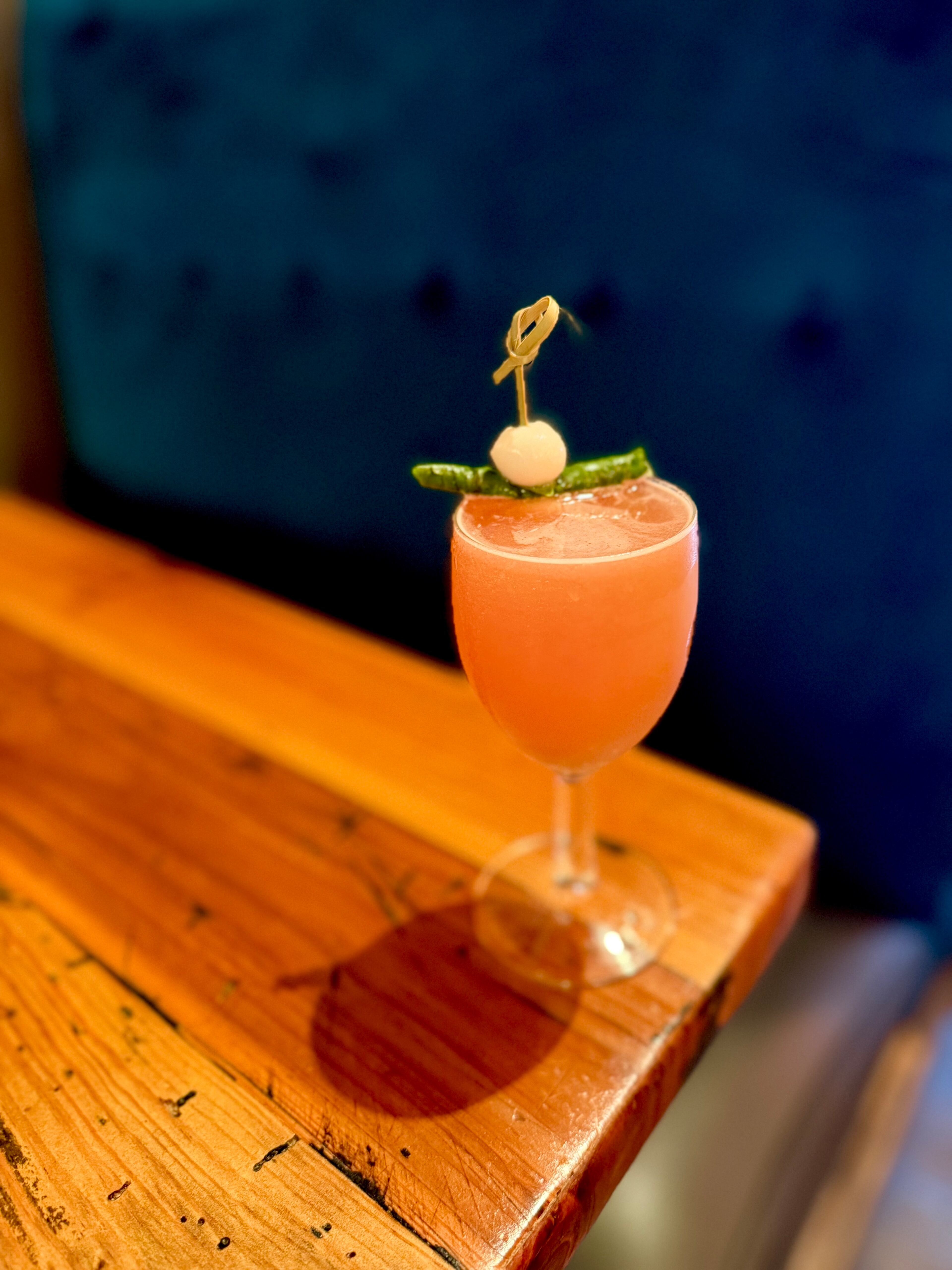 Kindred's Caprese Reviver is a savory twist on a classic corpse reviver no. 2. (Angela Hansberger for the AJC)