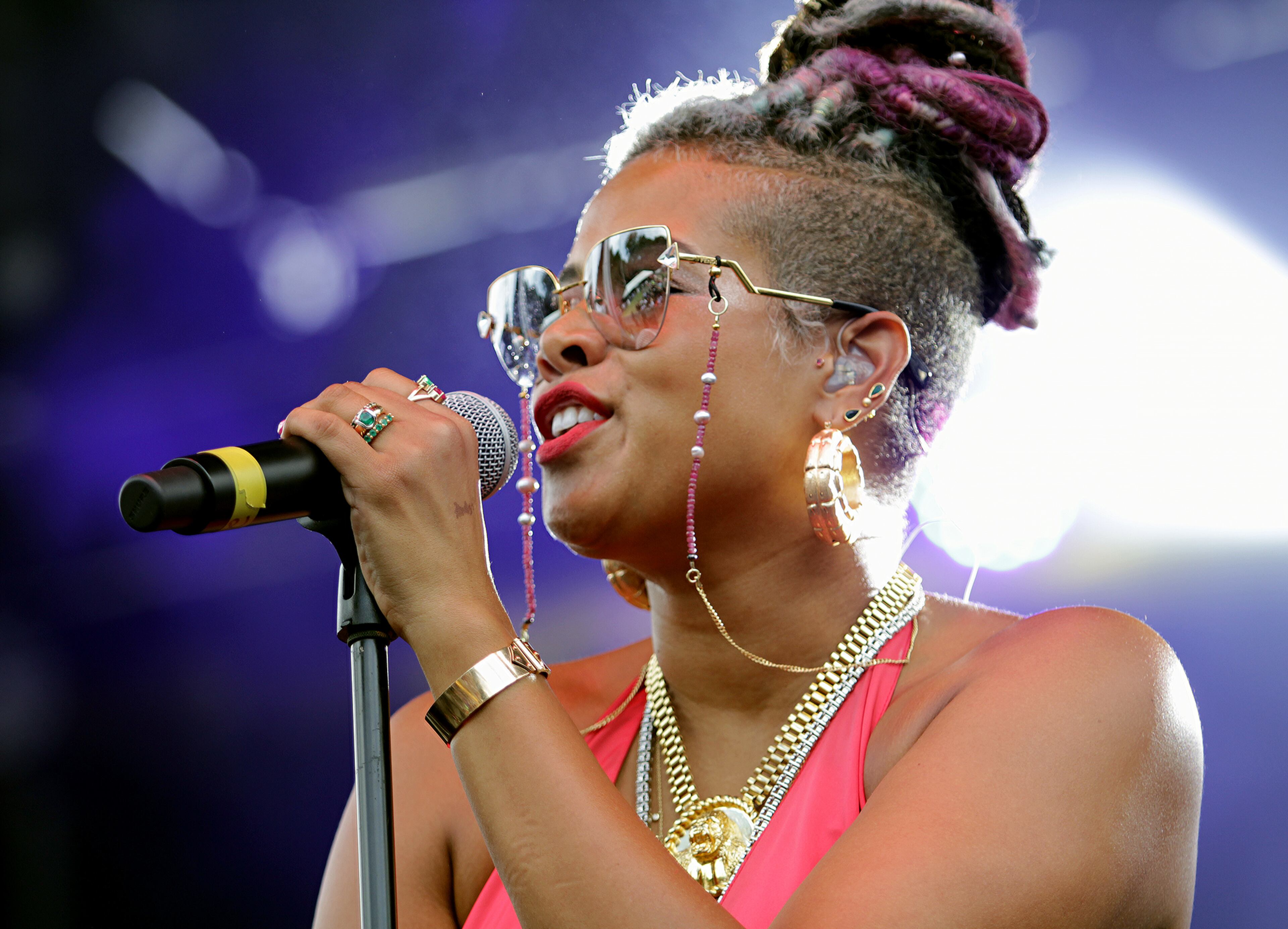 ATLANTA - September 9, 2018: Kelis performing at ONE Music Fest at Central Park, Sunday, September 9, 2018. (Akili-Casundria Ramsess/Eye of Ramsess Media)