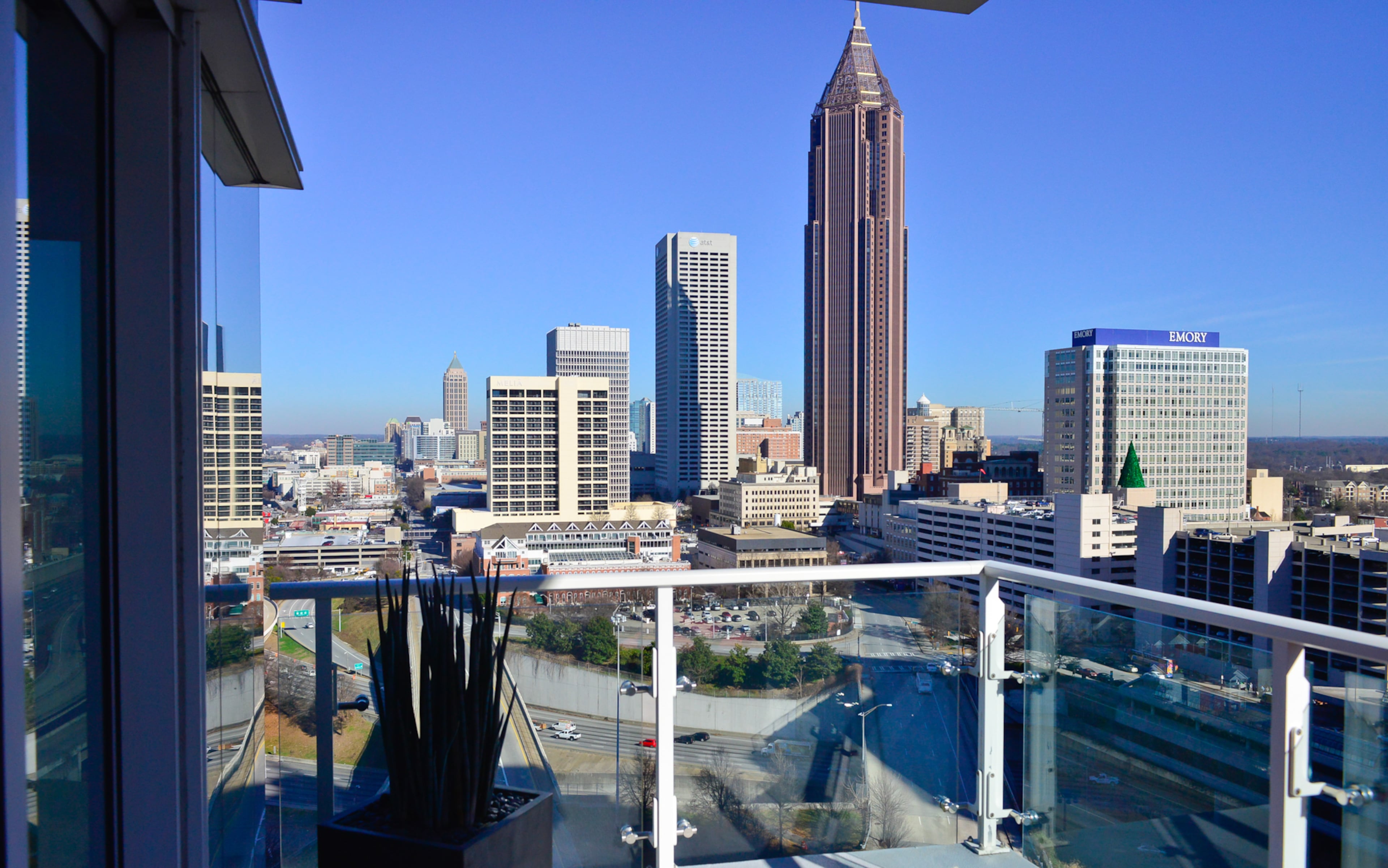 Bank of America Plaza is the tallest building not only in Georgia, but also in the entire Southeast.