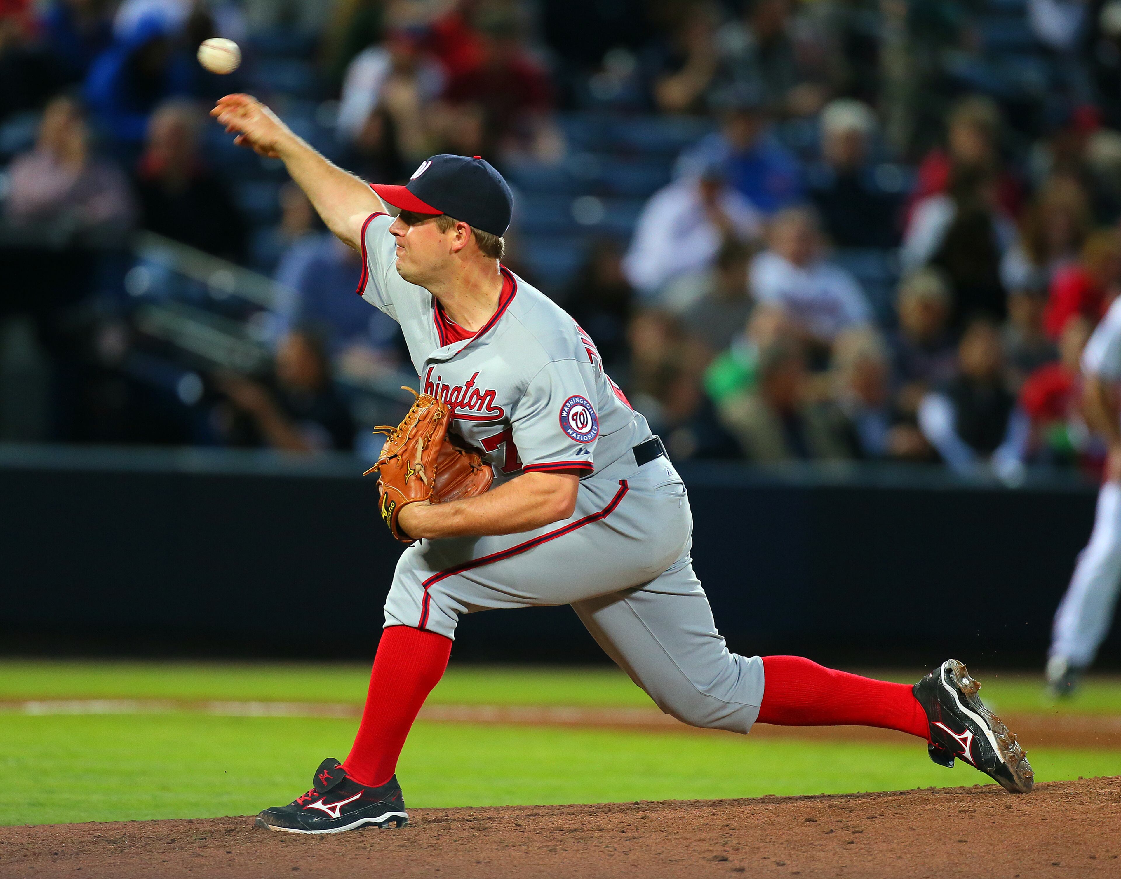 Jordan Zimmermann started for the Nationals.