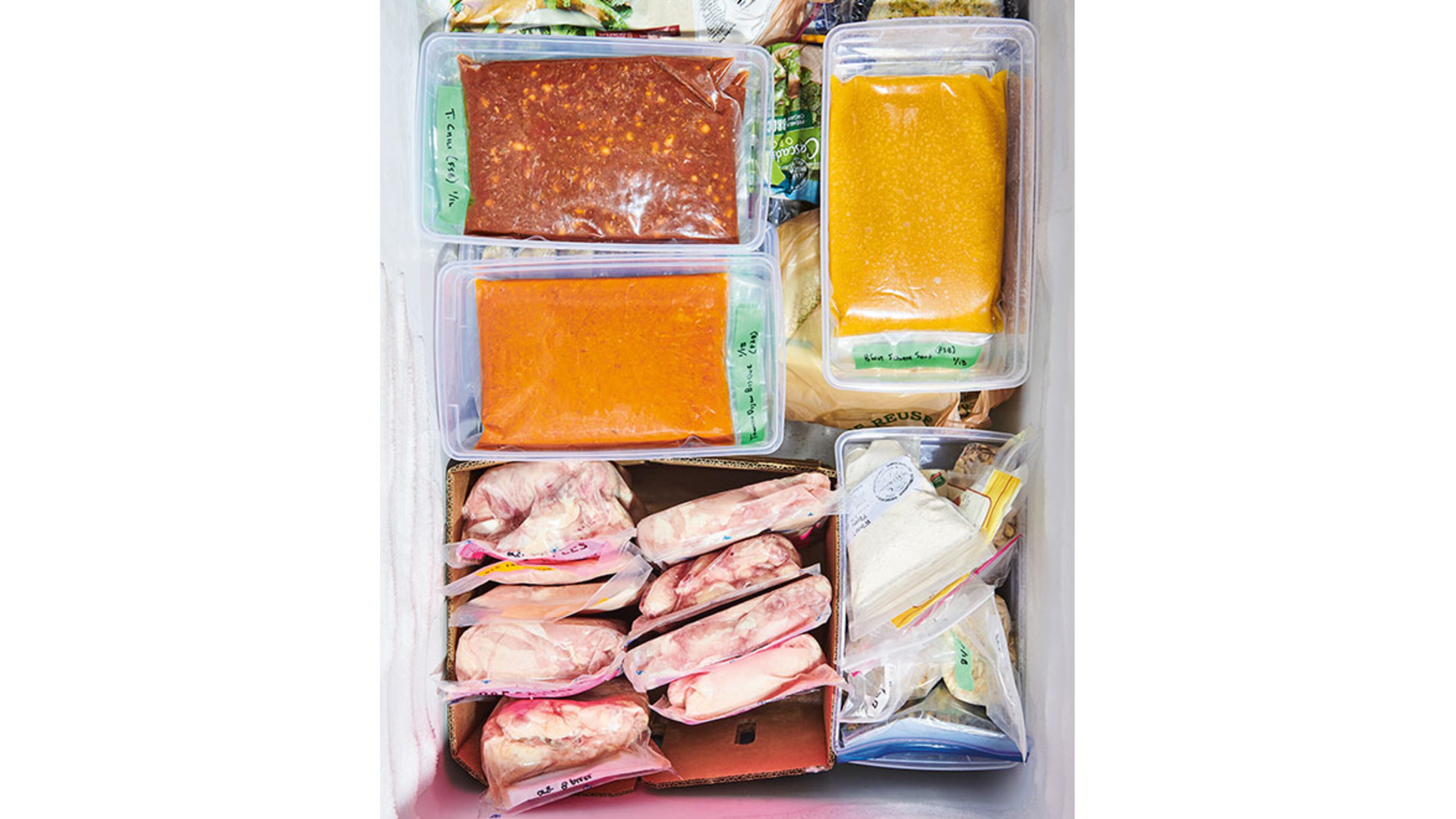 A well-stocked, well-organized freezer will help you cook delicious meals any day of the week, while saving time, money, and trips to the supermarket.
Reprinted from “It's Always Freezer Season” Copyright © 2021 by Ashley Christensen and Kaitlyn Goalen (Ten Speed Press, $30). Photograph copyright © 2021 by Lauren Vied Allen. Published by Ten Speed Press an imprint of Penguin Random House LLC.