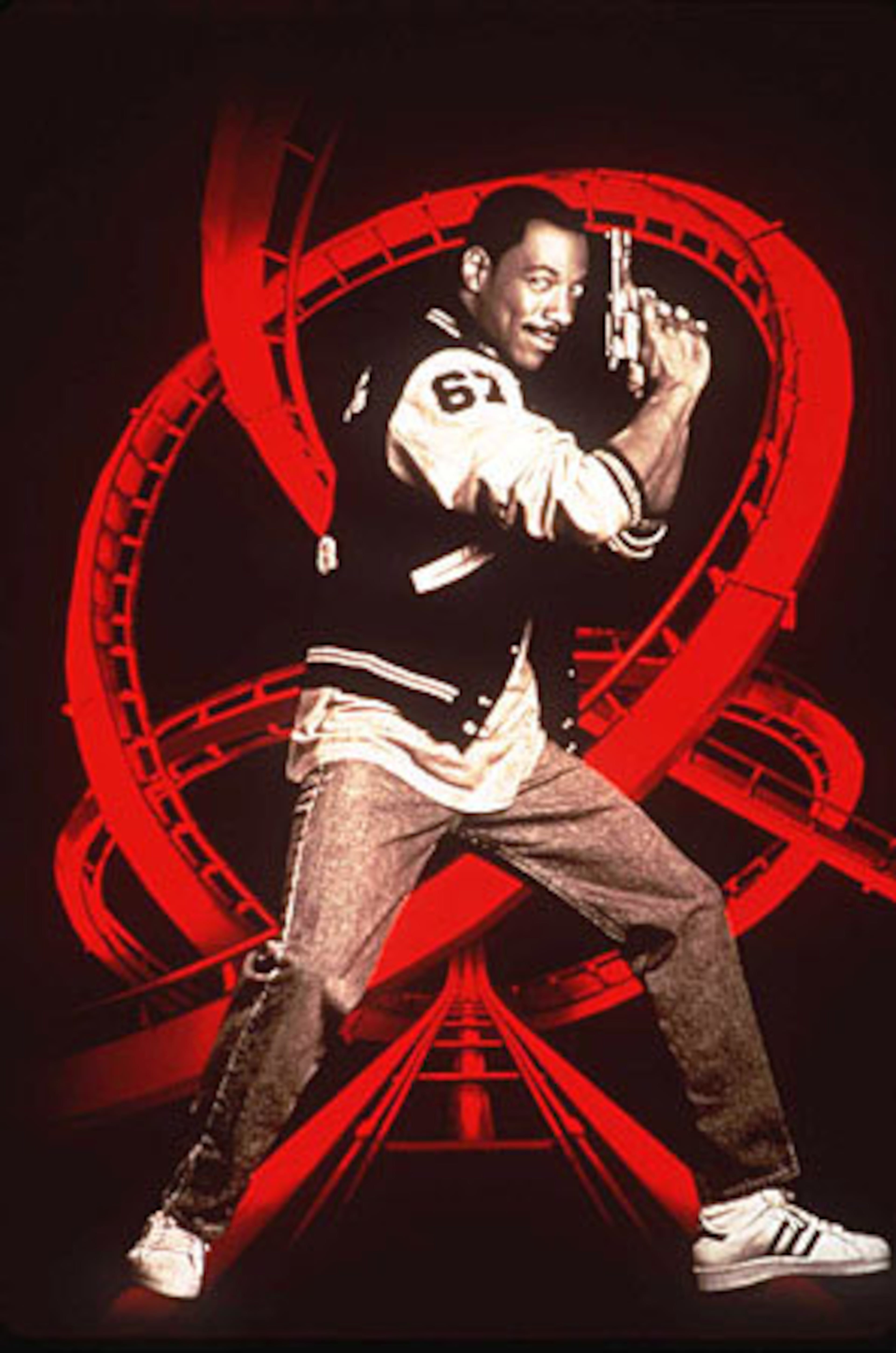 Eddie Murphy as Detective Axel Foley in the 'Beverly Hills Cop' series.
