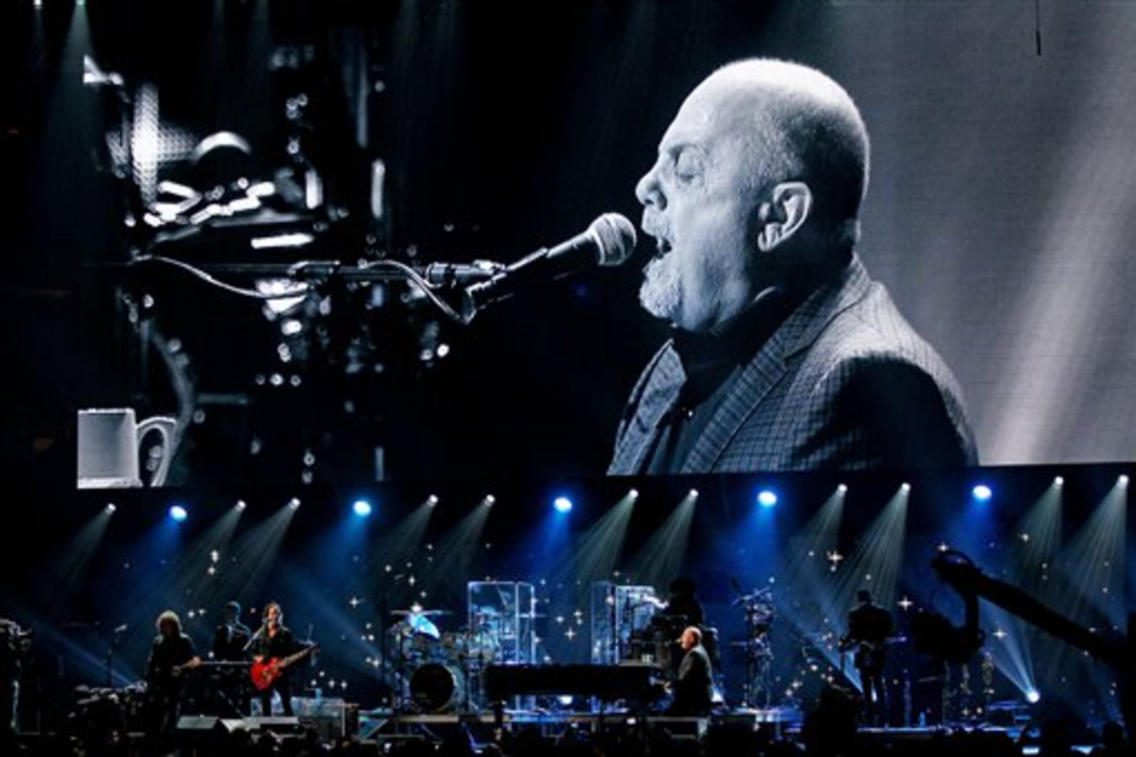 This image released by Starpix shows Billy Joel at the 12-12-12 The Concert for Sandy Relief at Madison Square Garden in New York on Wednesday, Dec. 12, 2012. Proceeds from the show will be distributed through the Robin Hood Foundation. (AP Photo/Starpix, Dave Allocca)