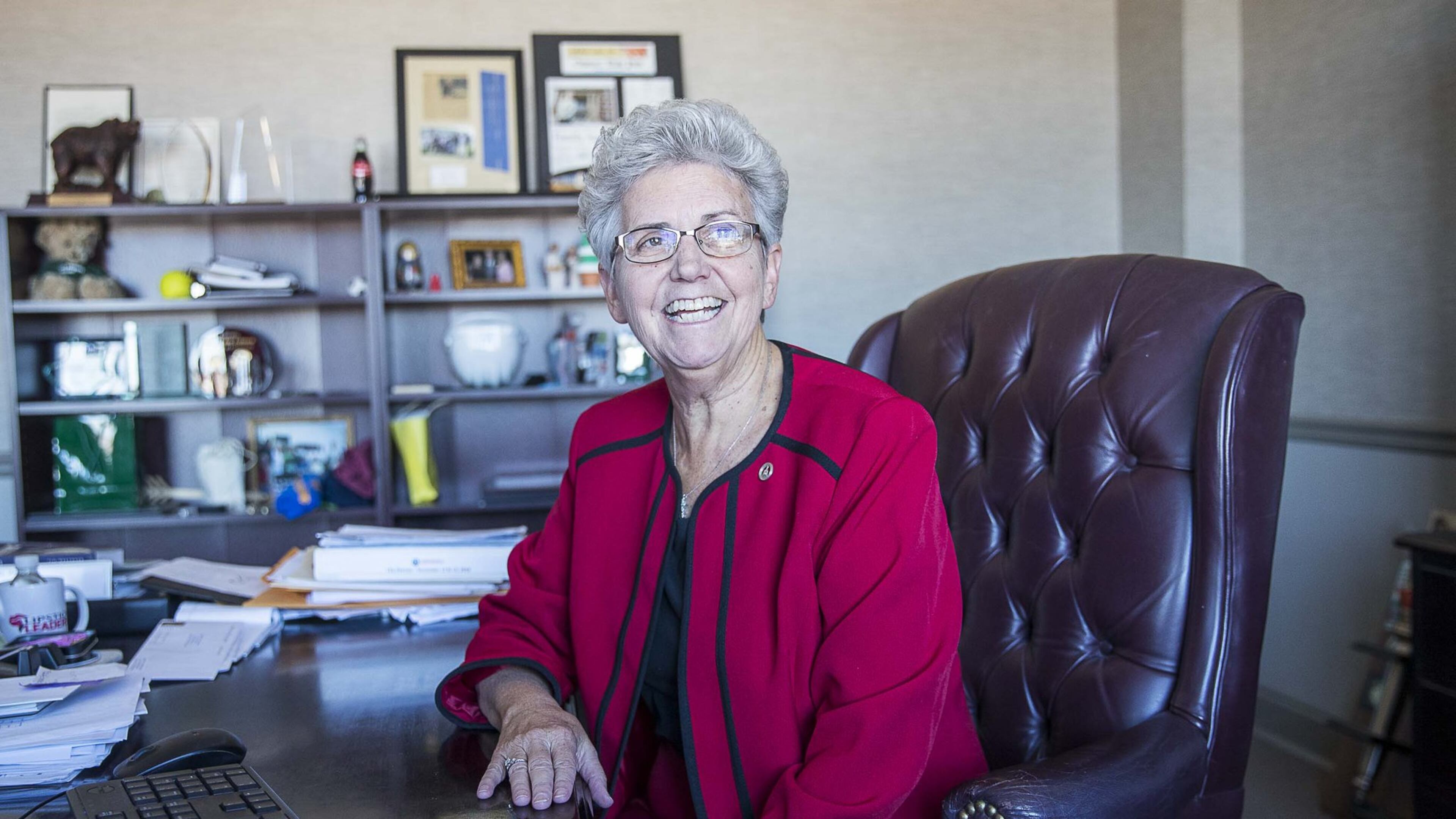 Lawrenceville Mayor Judy Jordan Johnson sits for portrait in her office at Lawrenceville City Hall on Wednesday, Dec. 4, 2019. (ALYSSA POINTER/ALYSSA.POINTER@AJC.COM)