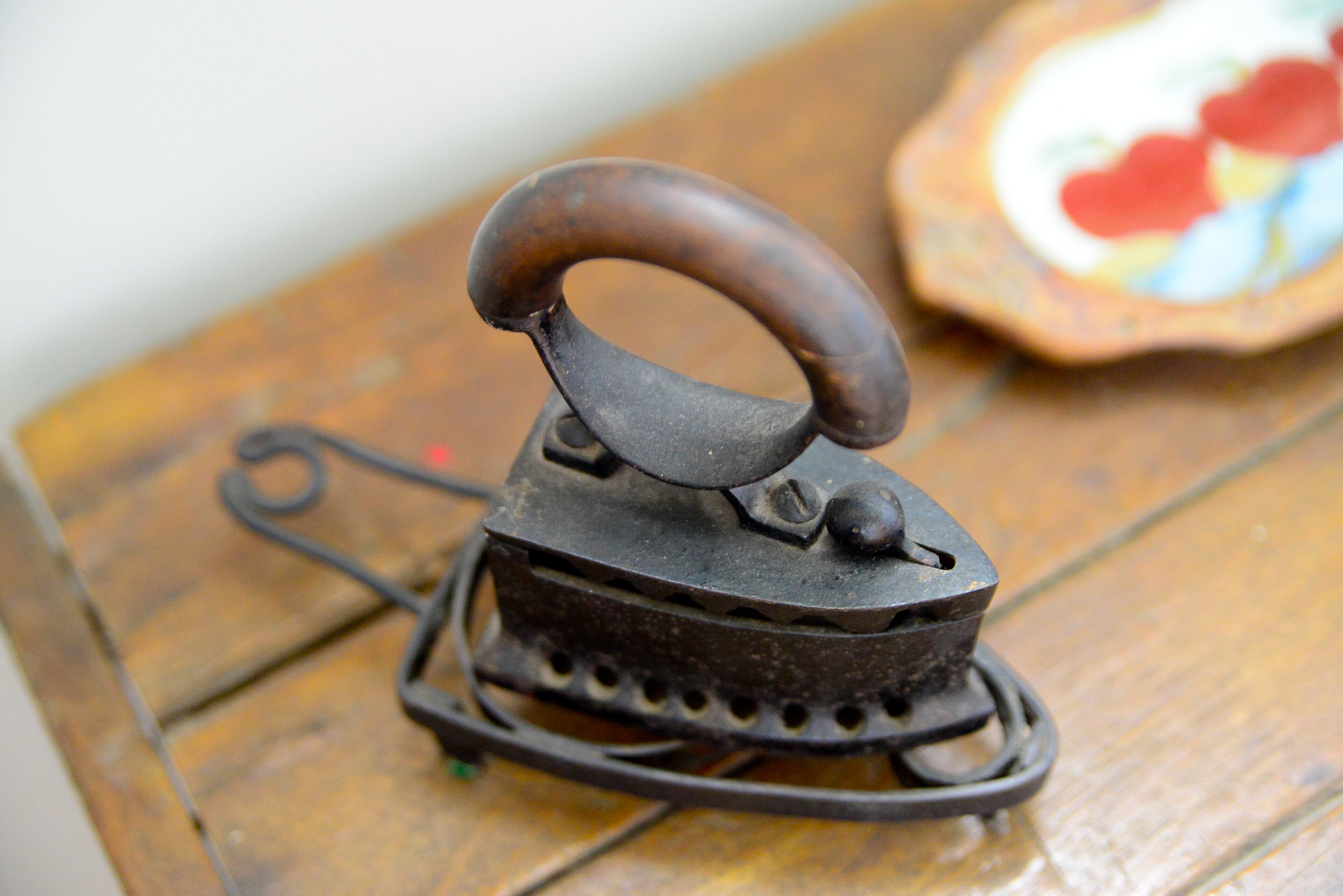 Antiques are accessories in the Atlanta townhome, which was built in 2002.