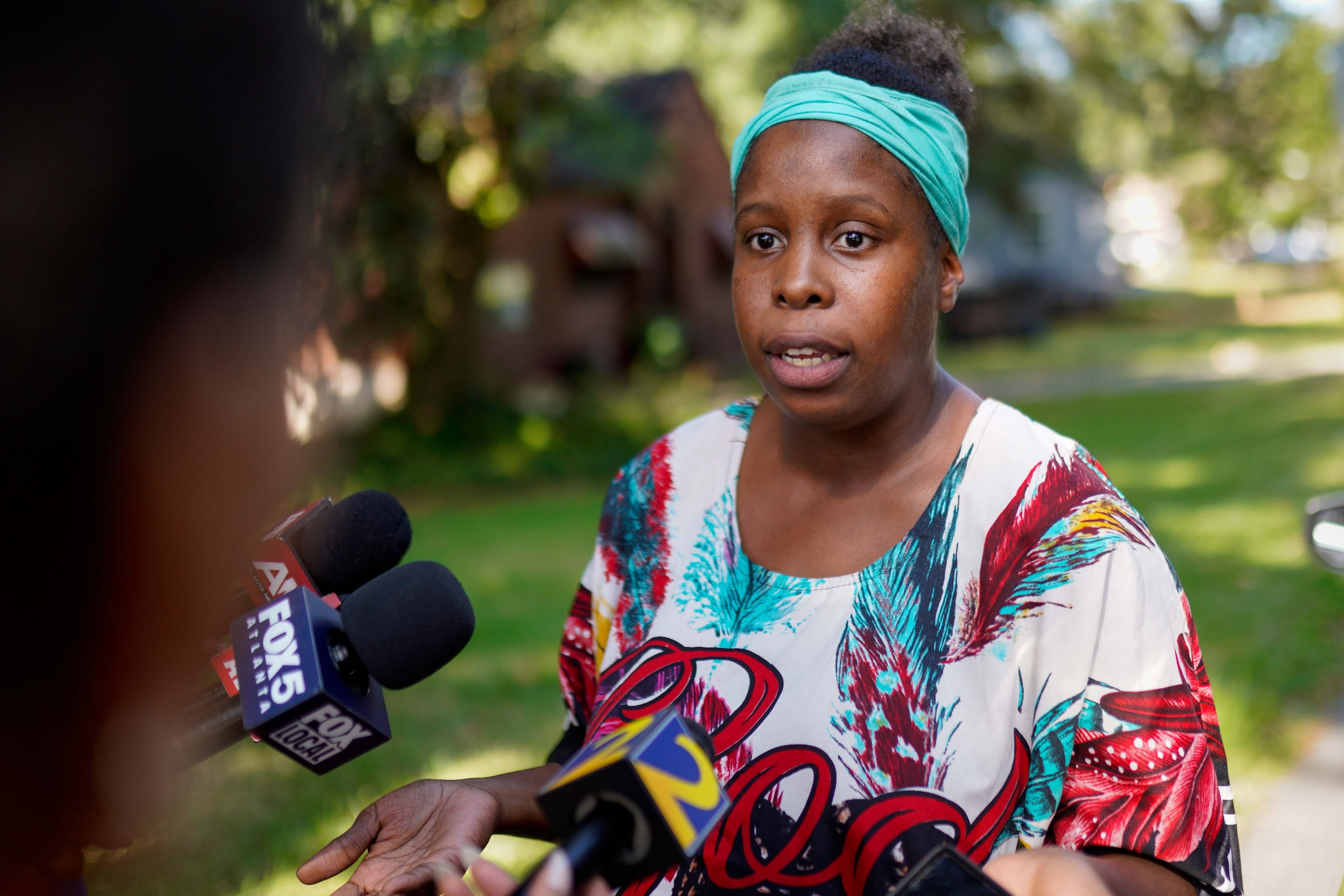 Malik White, a family member of a man accused of shooting a police officer, said he may have been off of his medication and having a mental health crisis on Monday, August 17, 2026. (Ben Hendren for the AJC)