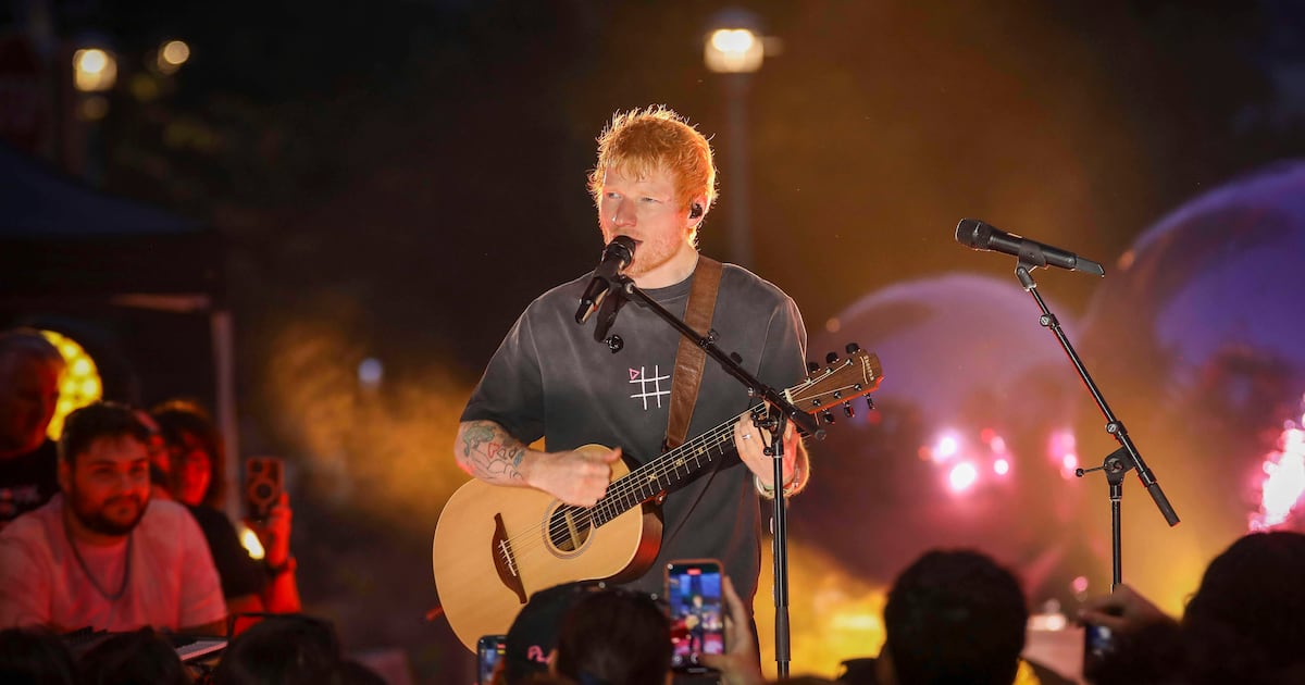 Sheeran returns to apolitical form at Atlanta show, with new opening act