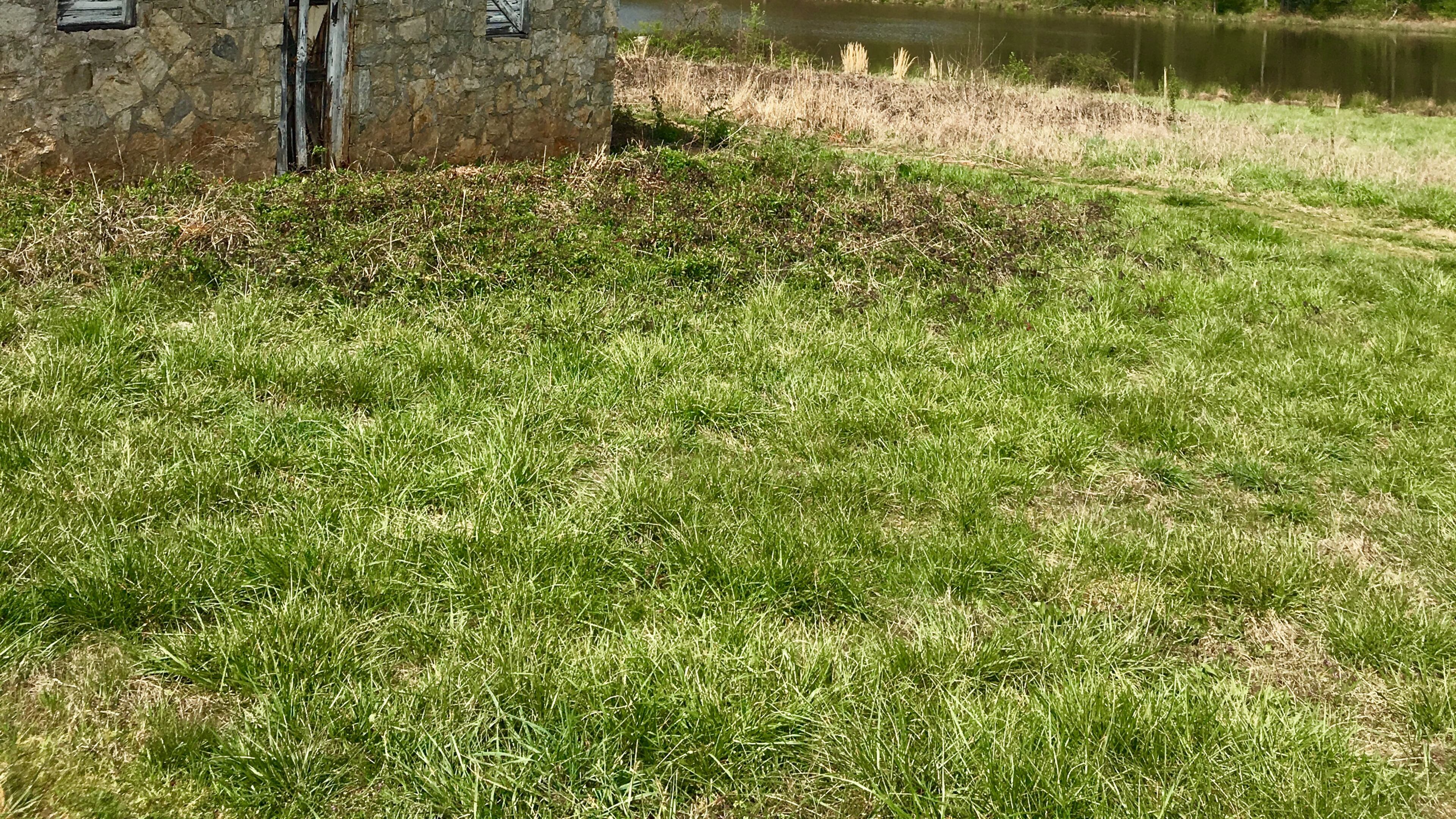 The back or eastern end of the old United Methodist Children’s Home property, with the lake and an early-20th century granite barn. Bill Banks file photo for the AJC