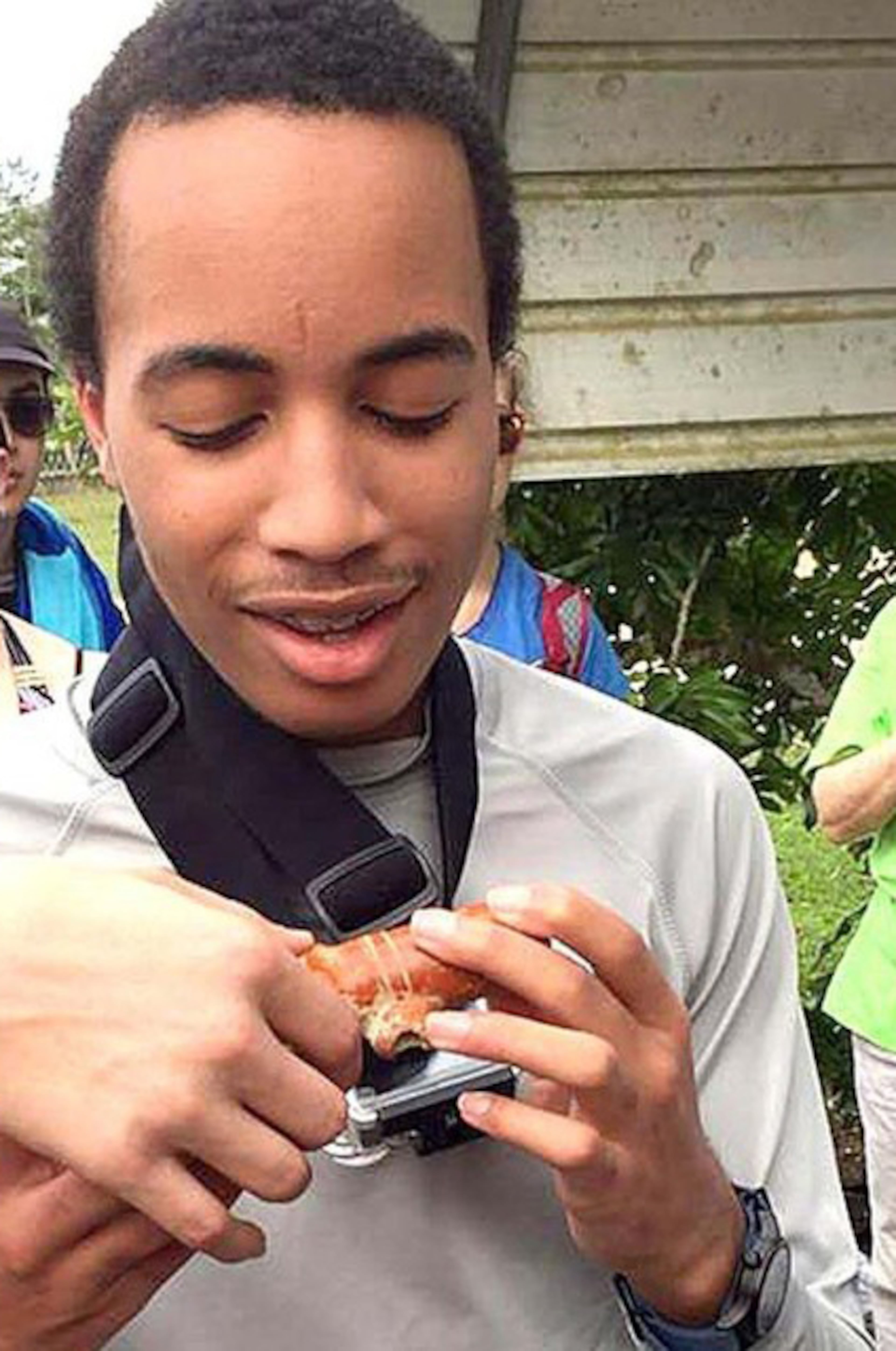 Tomari Aliijah Jackson, a North Cobb High School freshman, died Saturday, Feb. 13, 2016, while on a school trip to Belize. This is the camera that was strapped to his head that recorded his death. (Photo: Love FM radio/Belize)