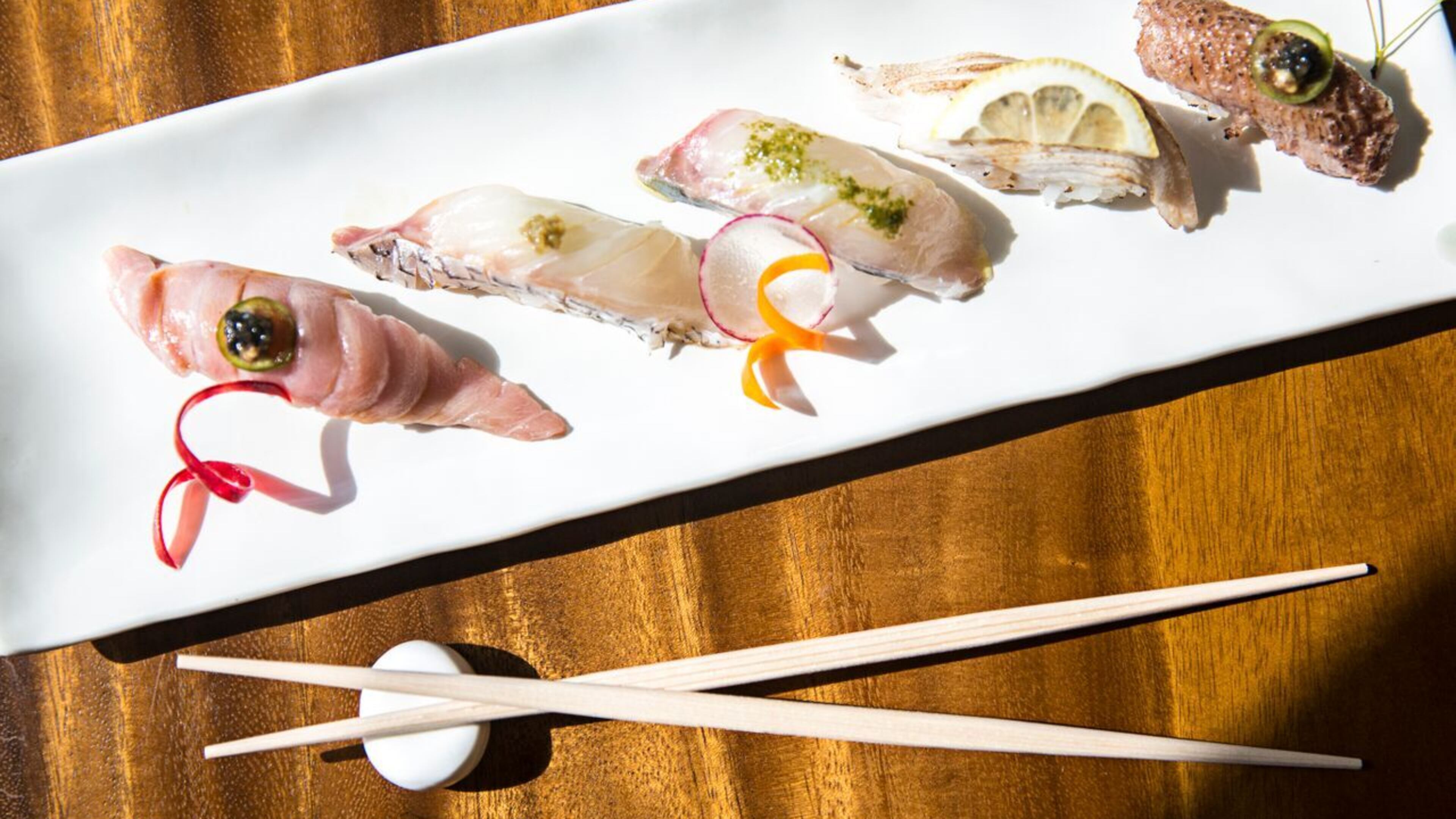 Sushi lovers can check out MF Bar during Avalon Restaurant Week, Oct. 13-20, 2018.