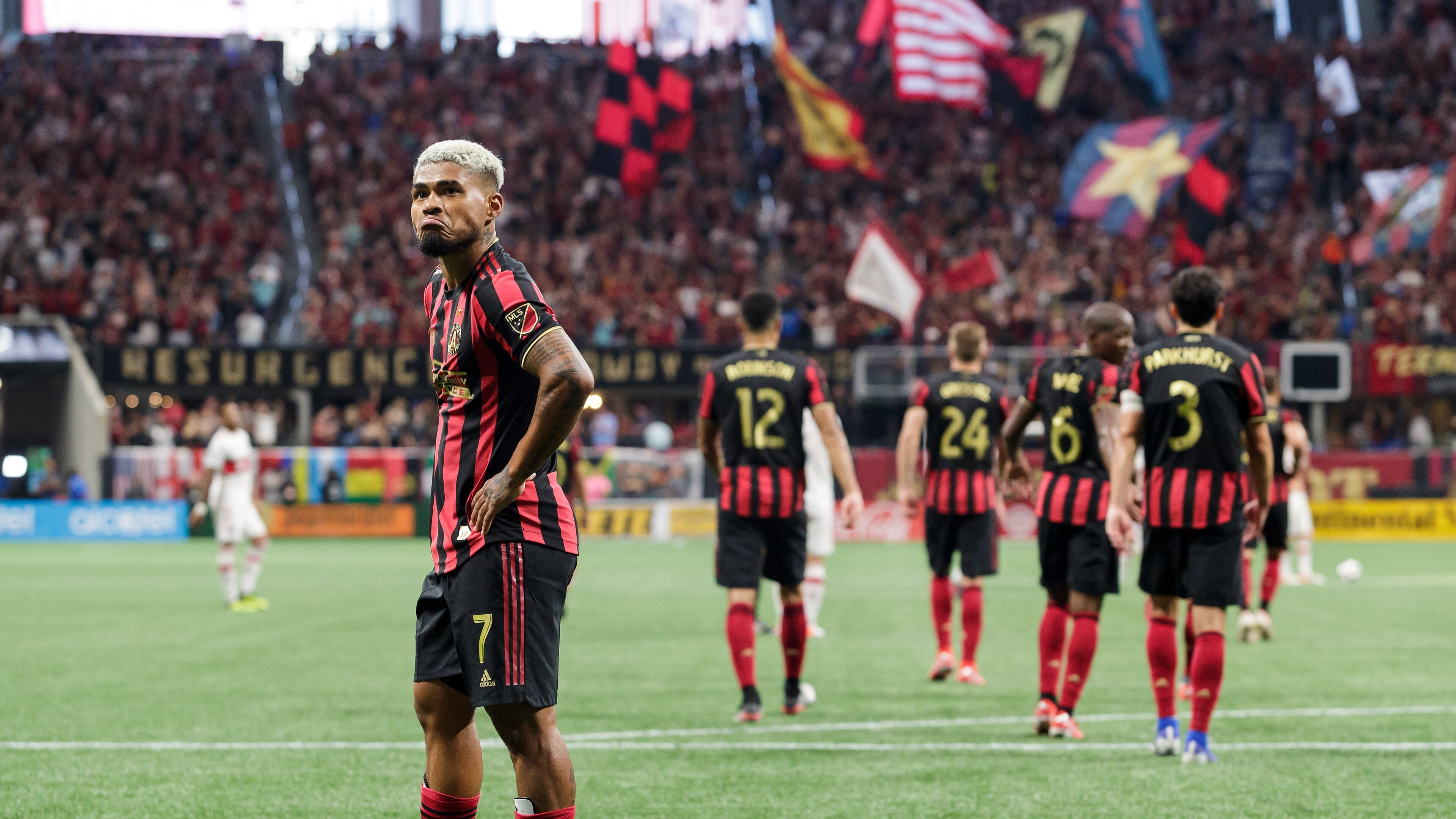 Atlanta United hosted Chicago in an MLS game on Saturday at Mercedes-Benz Stadium. (Atlanta United)