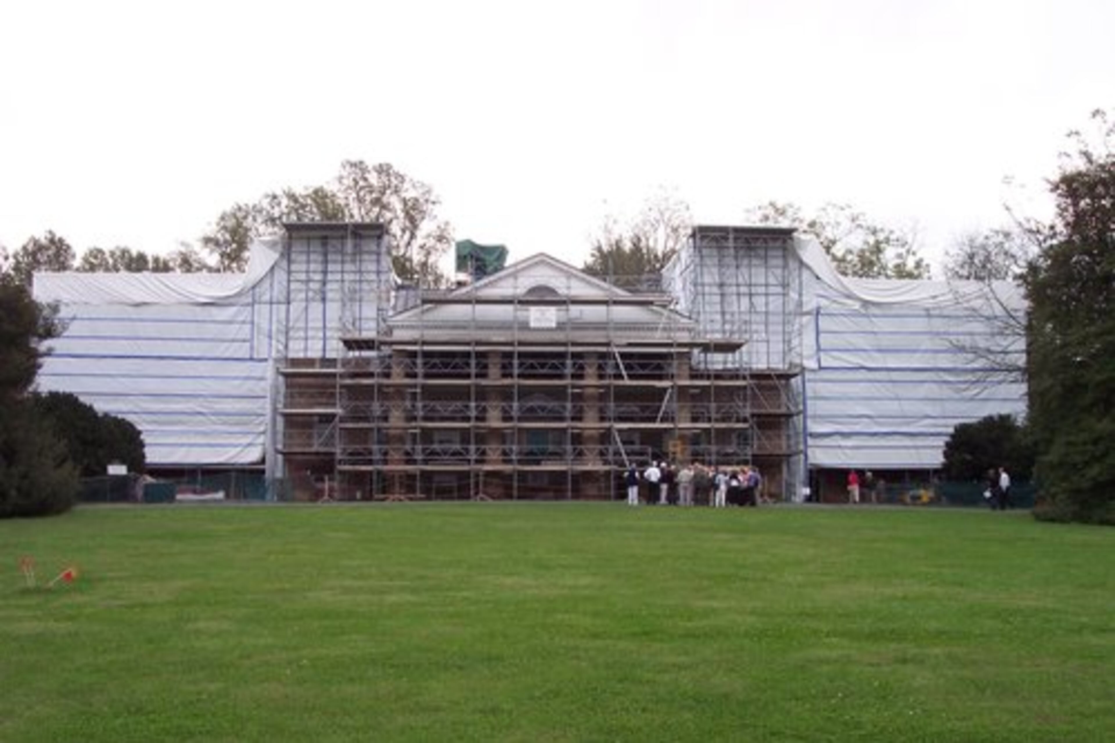 IN 2004, additions to the house were being removed.