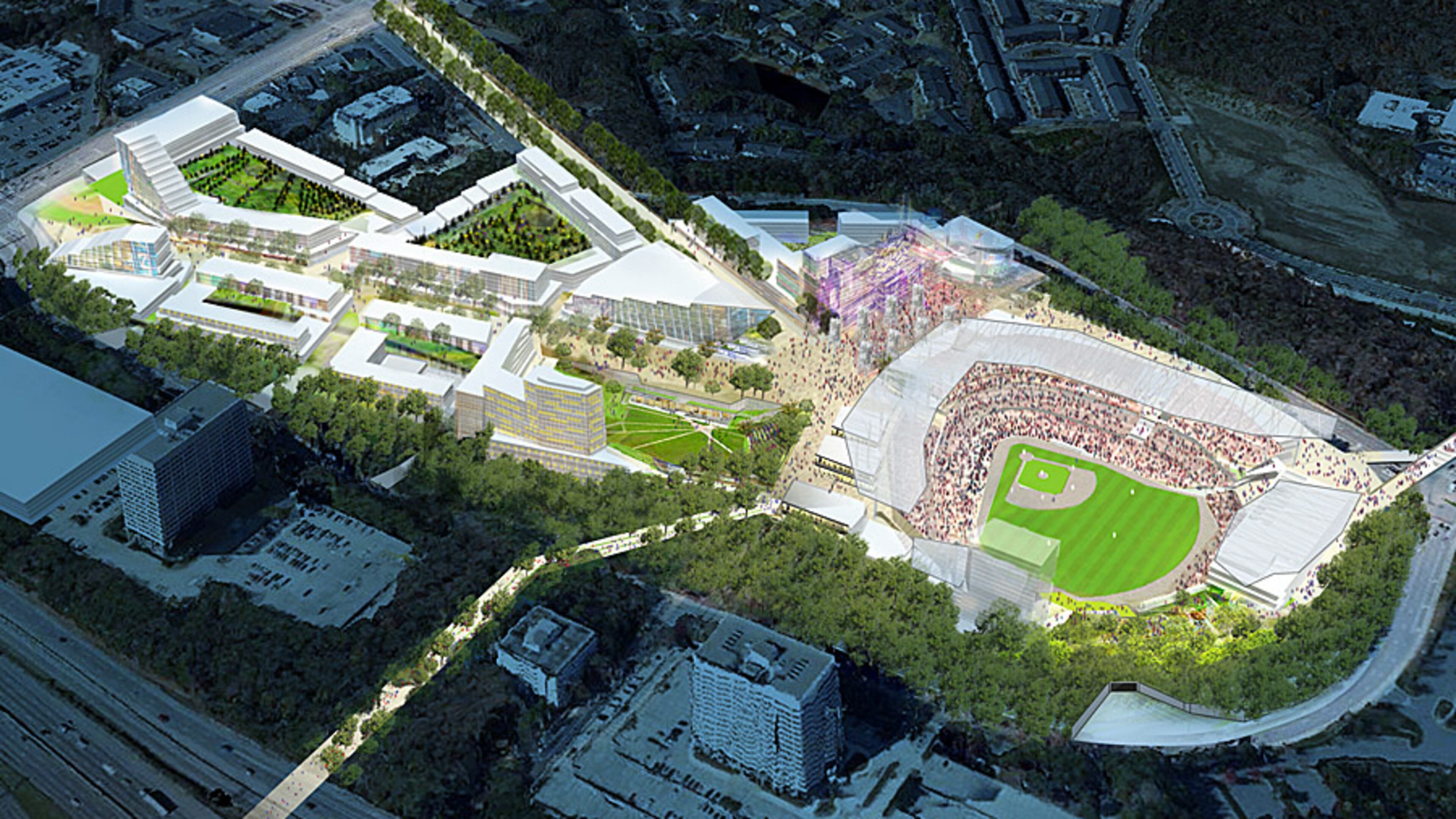For the first time, the Atlanta Braves and Cobb County have spelled out a detailed schedule for building the team’s planned new stadium near Cumberland Mall. FULL ARTICLE HERE | MORE COVERAGE: Braves' move to CobbPHOTOS: Renderings for Cobb stadium