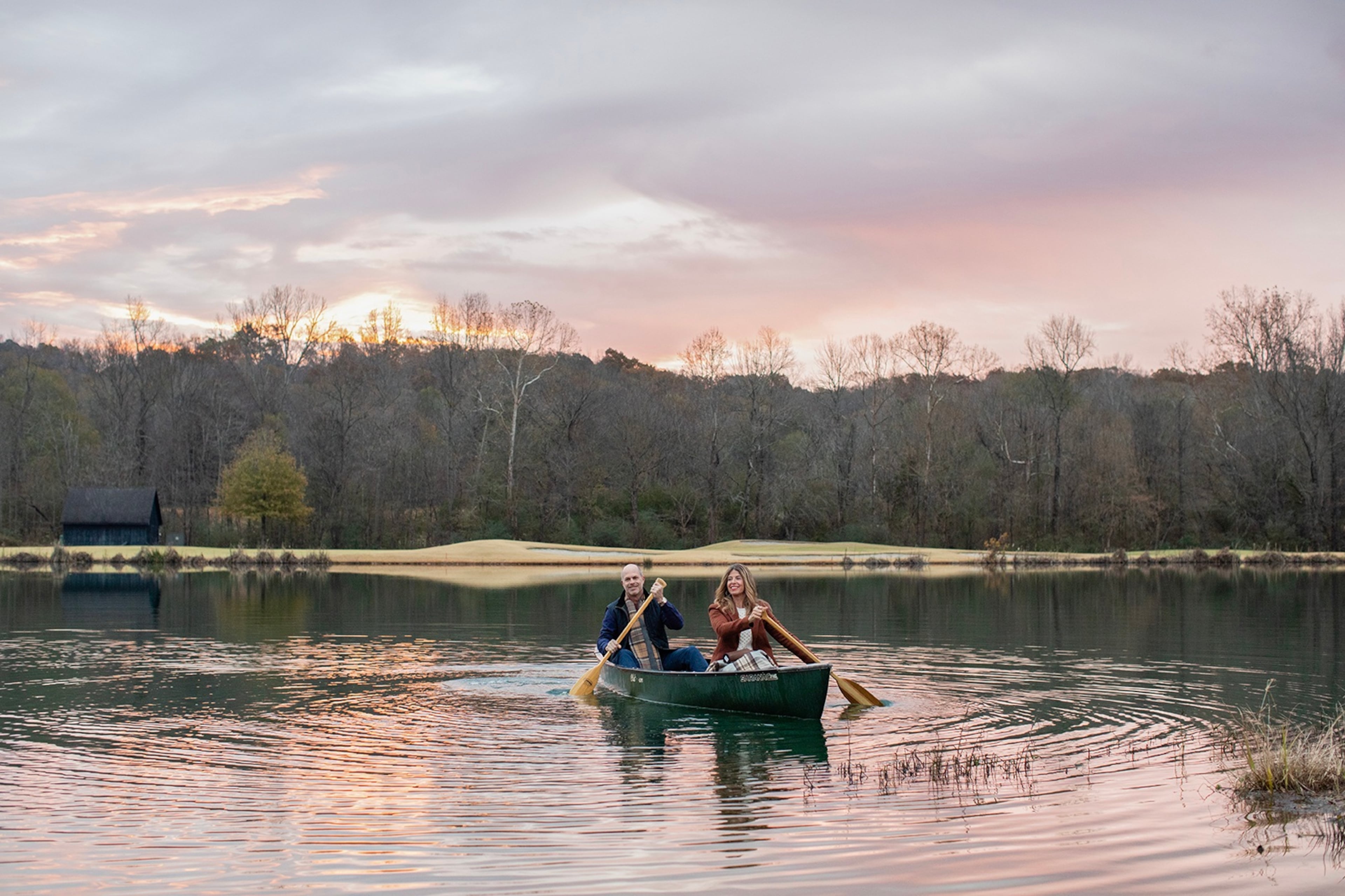 Barnsley Resort features a 10-acre lake for canoeing, kayaking and fishing.