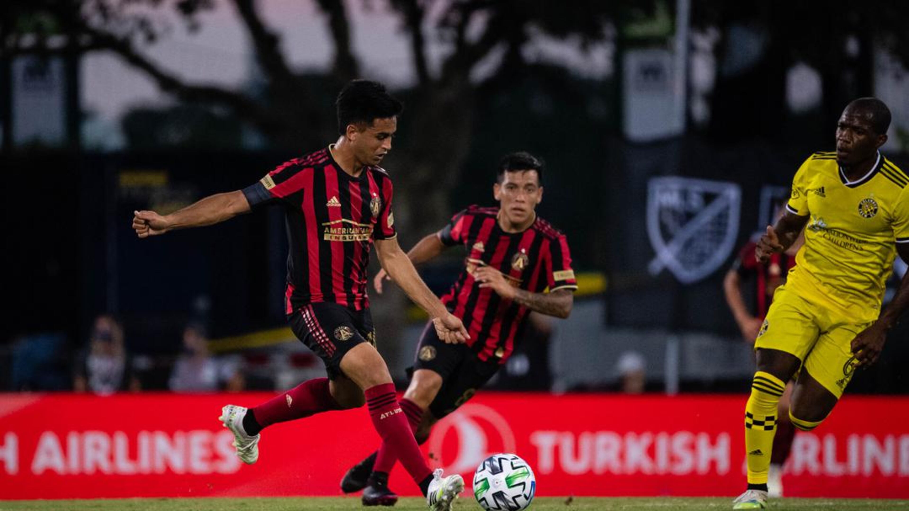 Atlanta United played Columbus on Tuesday in the MLS tournament in Orlando.