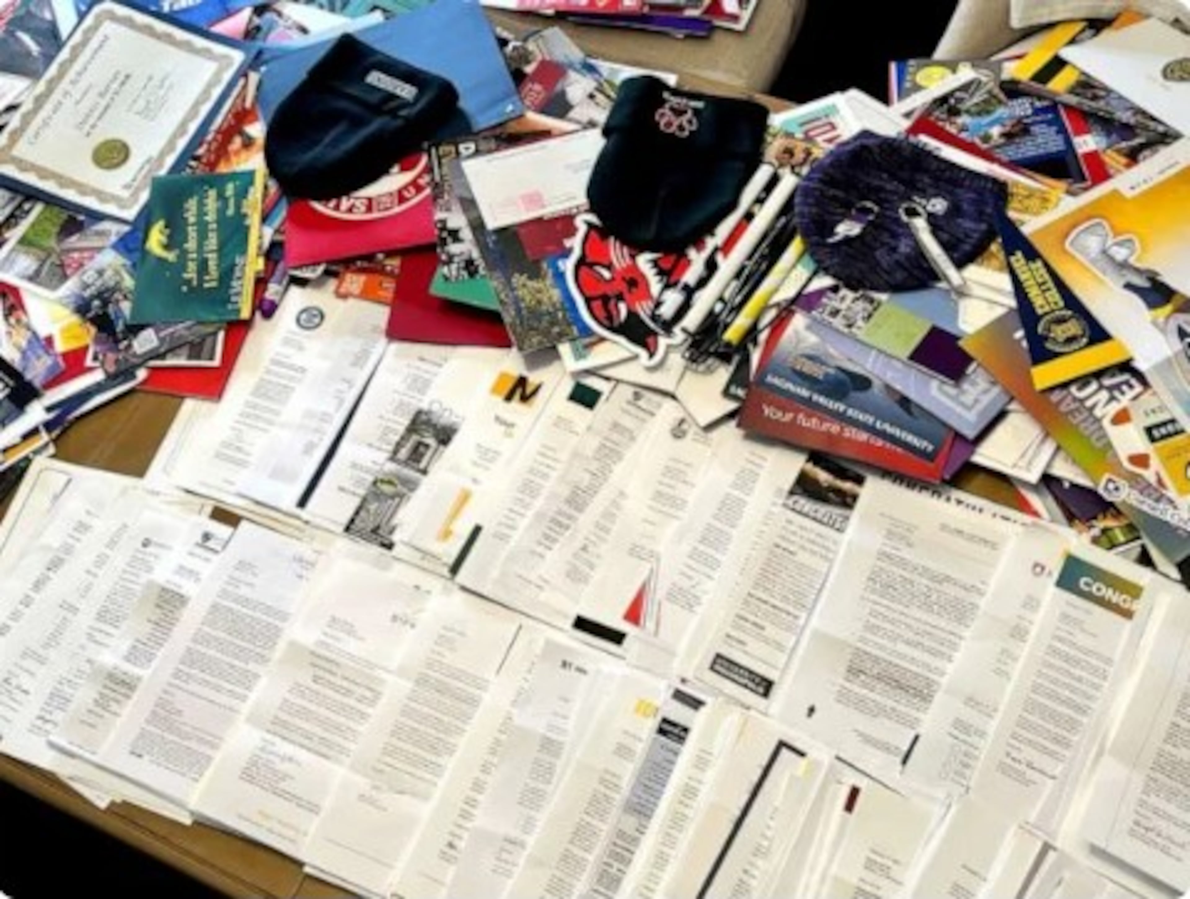 PHOTO: Dennis Maliq Barnes has applied to 200 colleges and universities and has been accepted to 180 of them so far.