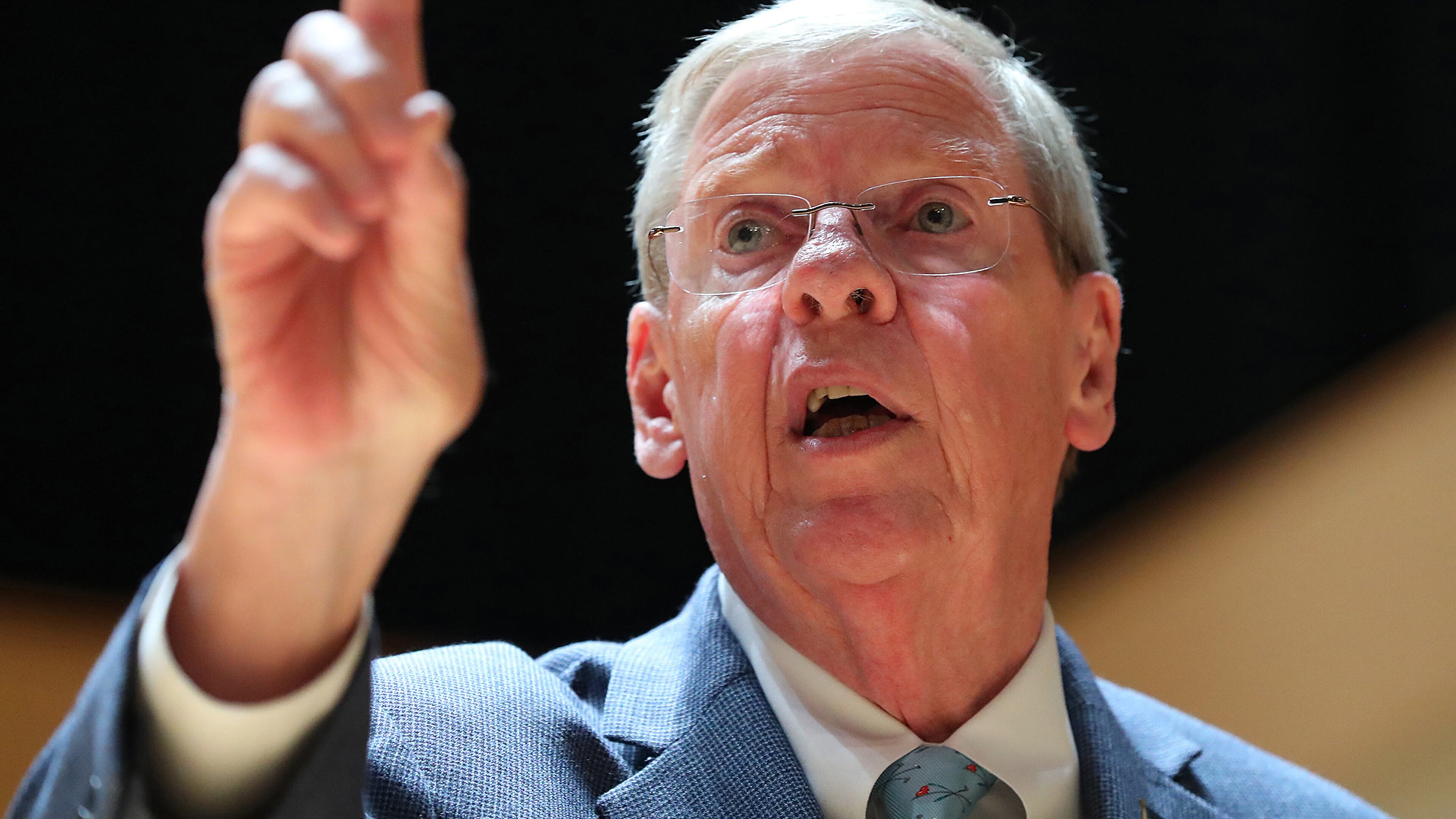 Former U.S. Sen. Johnny Isakson, 76, died Dec. 19, 2021, according to his family. (Curtis Compton/Atlanta Journal-Constitution/TNS)