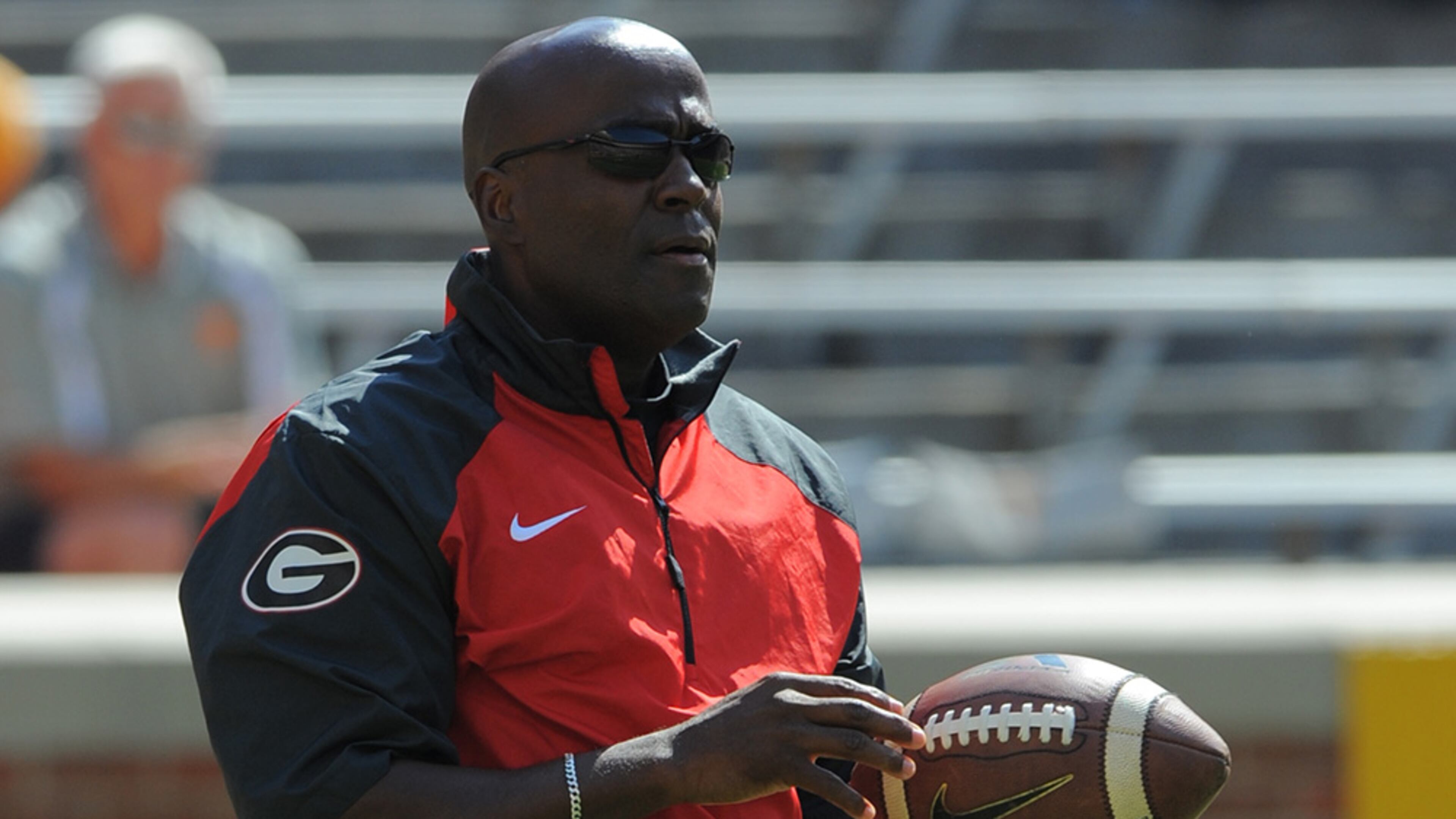 Georgia wide receivers coach Tony Ball.