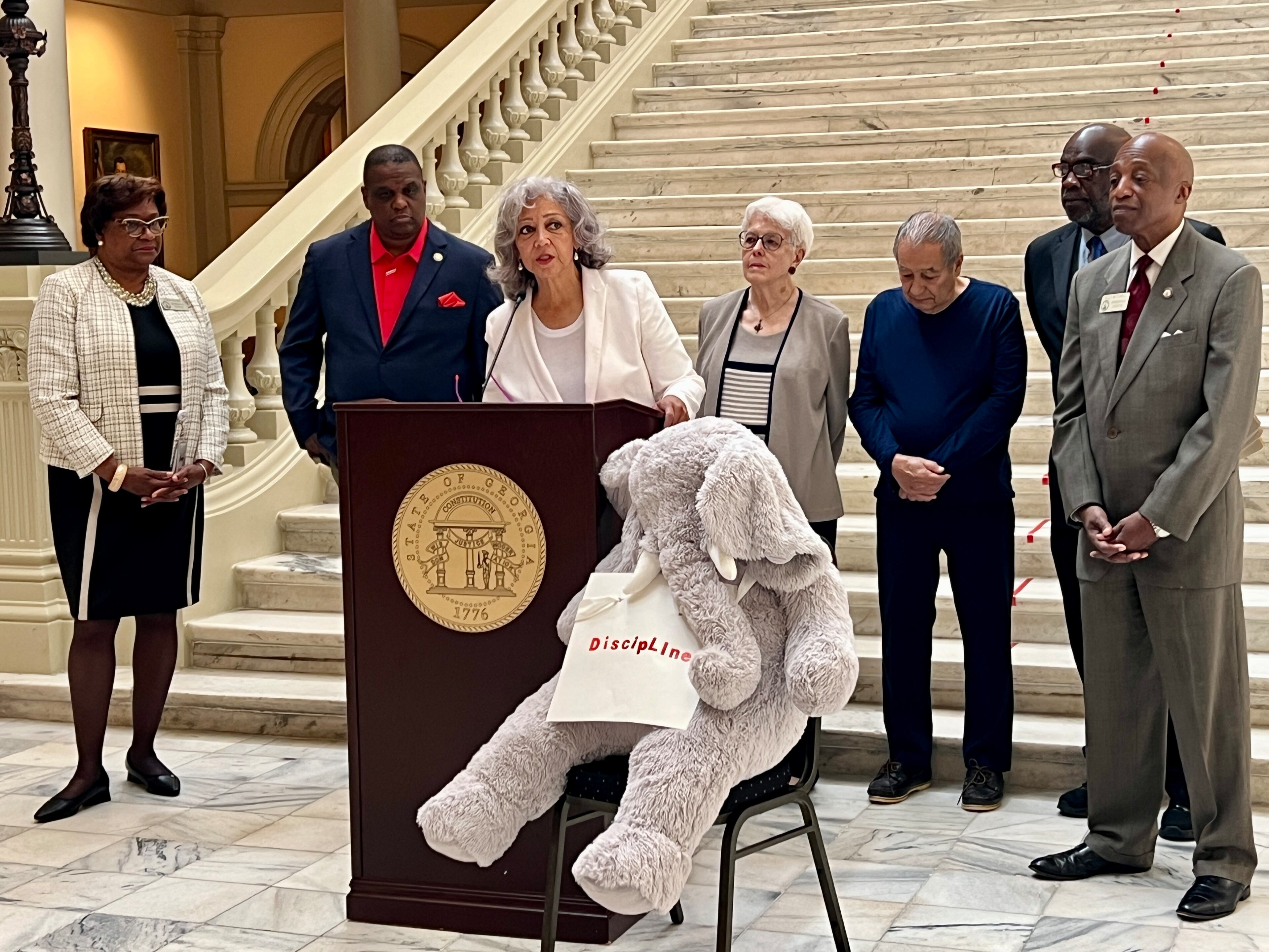 Georgia Federation of Teachers President Verdailla Turner discusses discipline, which the group calls the "elephant in the room."
