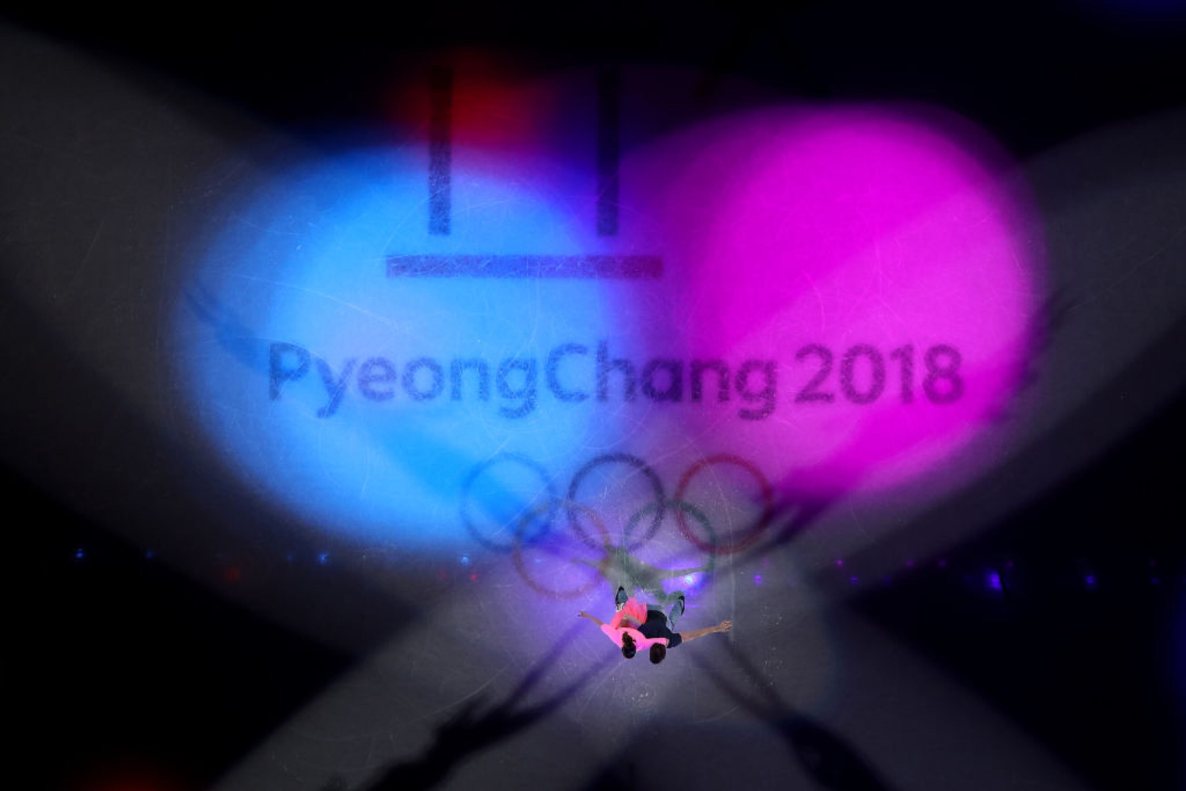 GANGNEUNG, SOUTH KOREA - FEBRUARY 25: Valentina Marchei and Ondrej Hotarek of Italy perform during the Figure Skating Gala Exhibition on day 16 of the PyeongChang 2018 Winter Olympics at Gangneung Ice Arena on February 25, 2018 in Gangneung, South Korea. (Photo by Richard Heathcote/Getty Images)