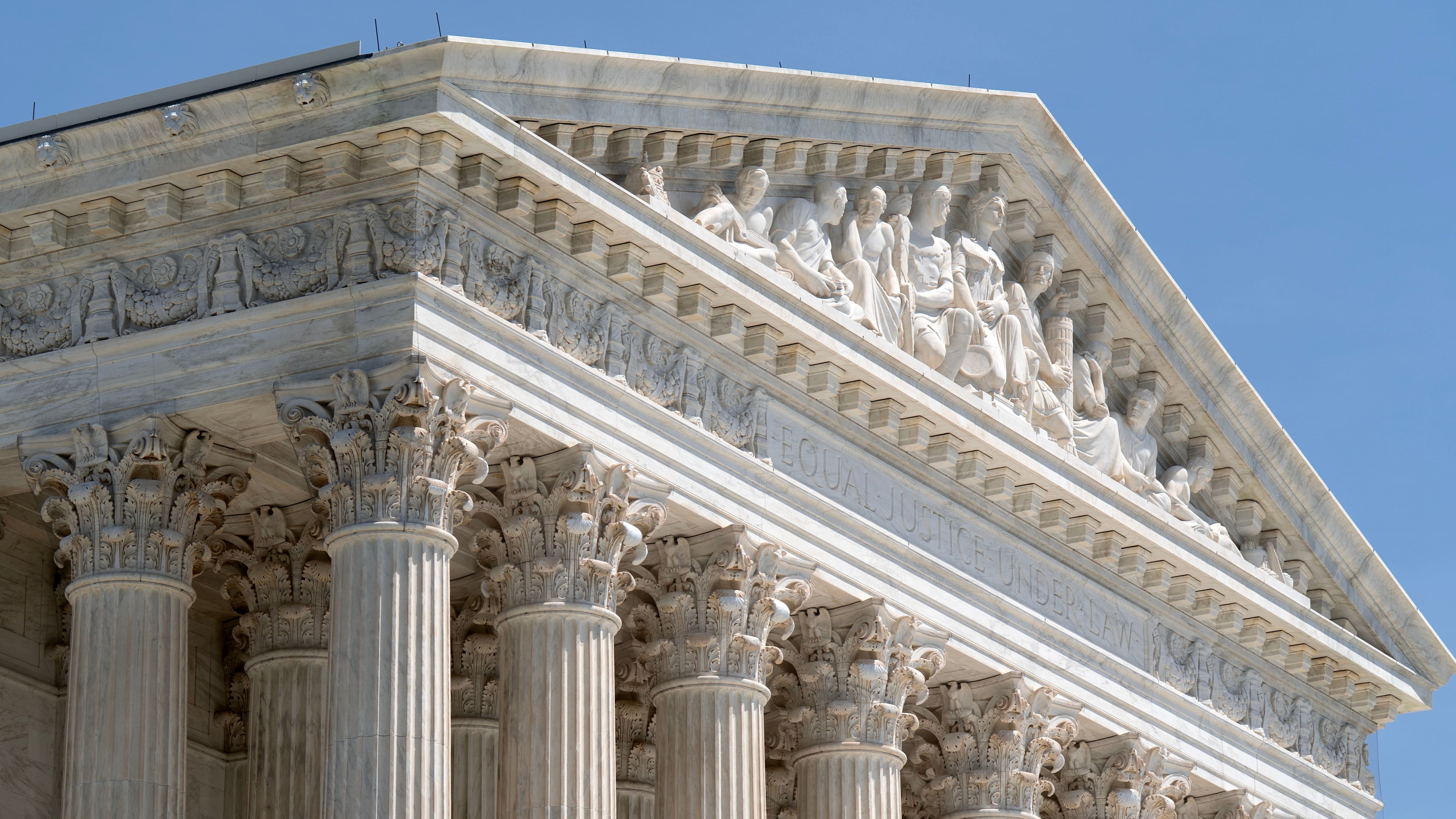 The Supreme Court is seen Tuesday, June 30, 2026, in Washington. (AP Photo/Jose Luis Magana)