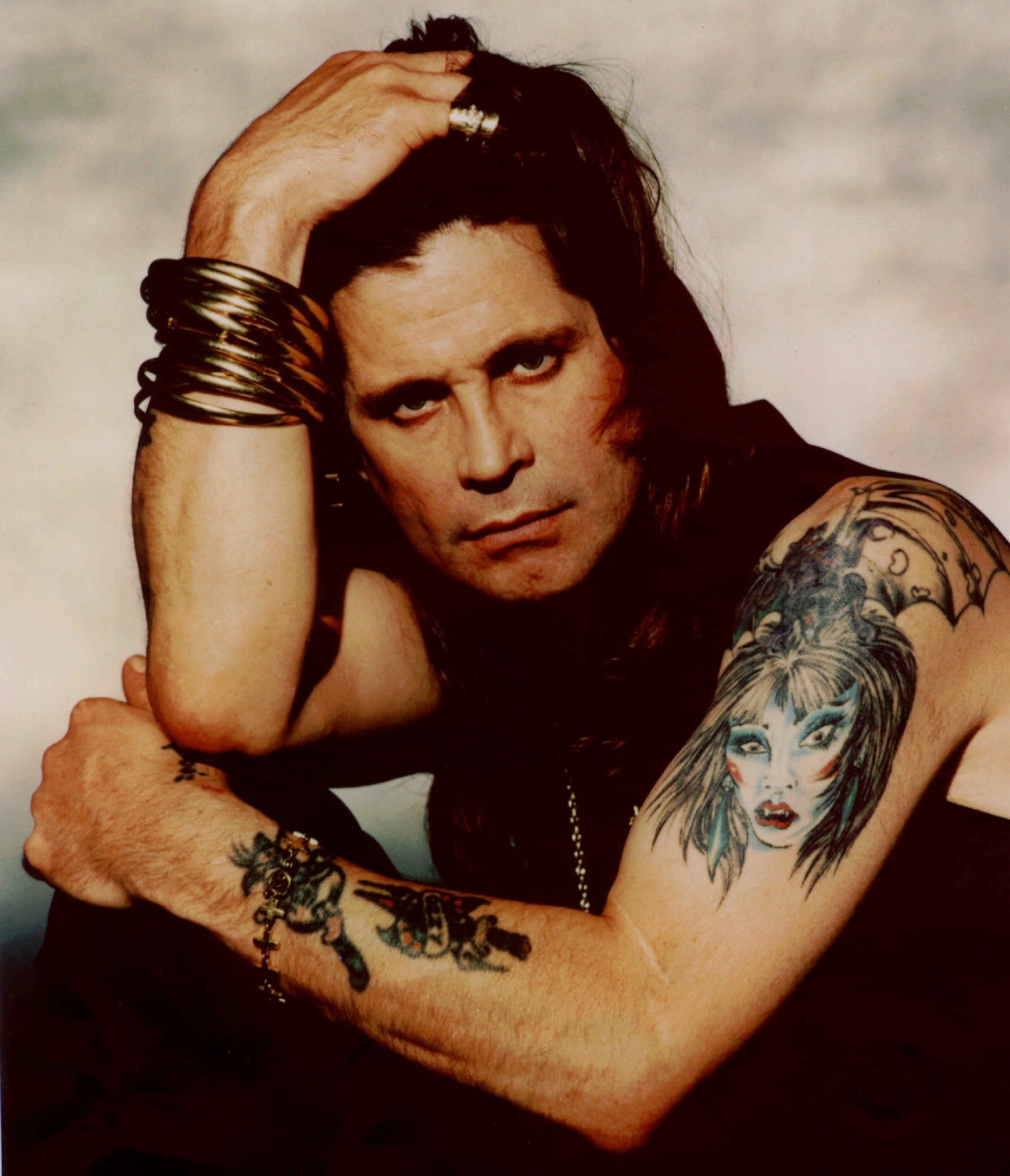 This is a 1995 photo of singer Ozzy Osbourne.