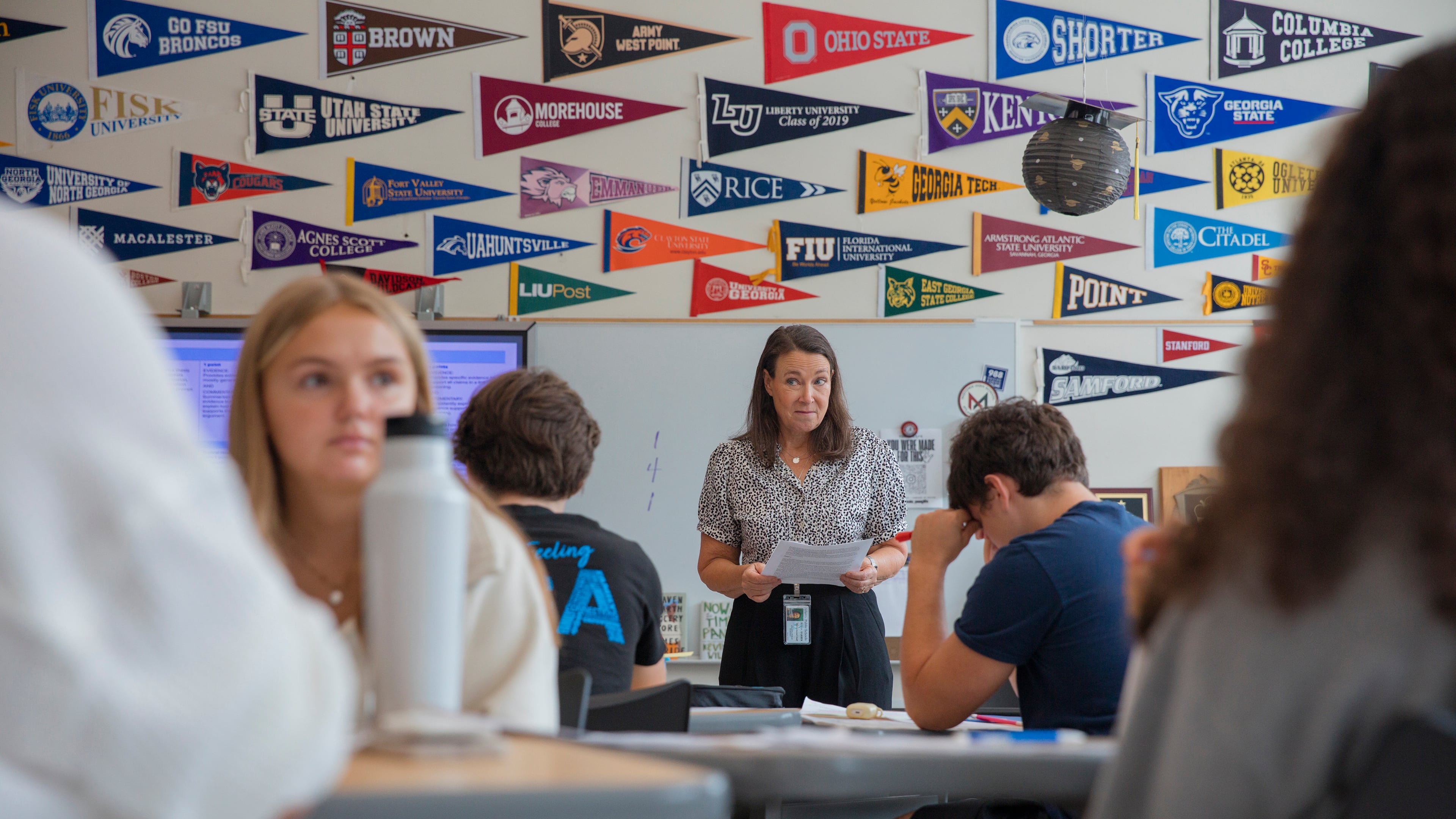 An AP English class at a high school in Atlanta, Aug. 29, 2023. (Kendrick Brinson/The New York Times)