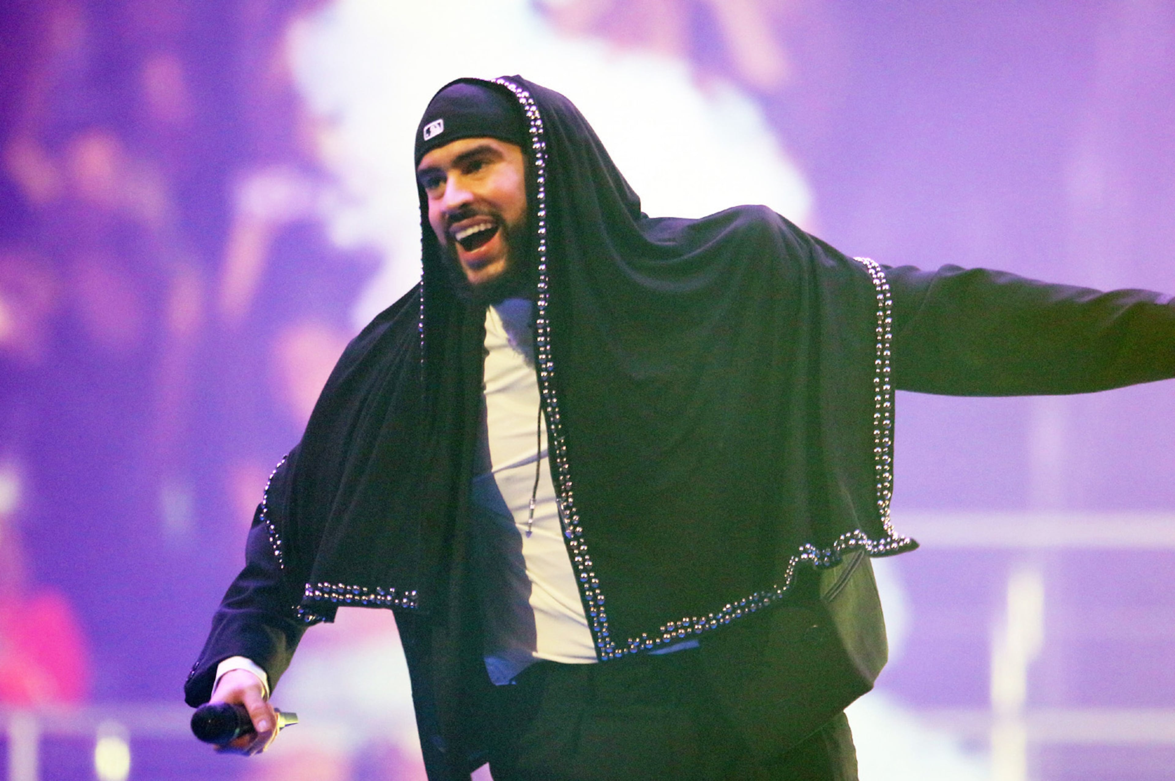 Puerto Rican superstar Bad Bunny rocked sold-out State Farm Arena on Tuesday, May 14, 2024, on his Most Wanted Tour. (Robb Cohen for the AJC)