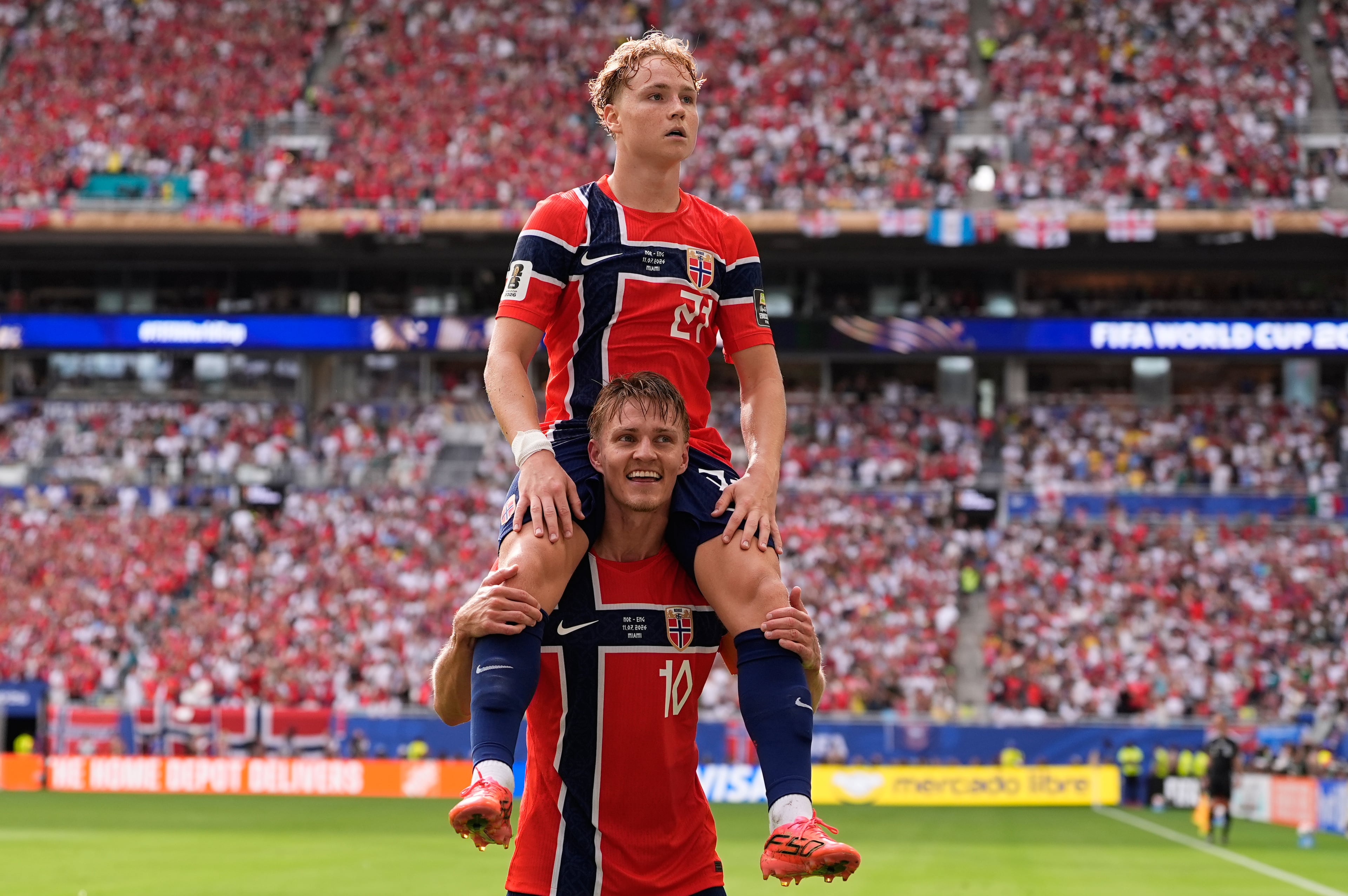 England Norway WCup Soccer