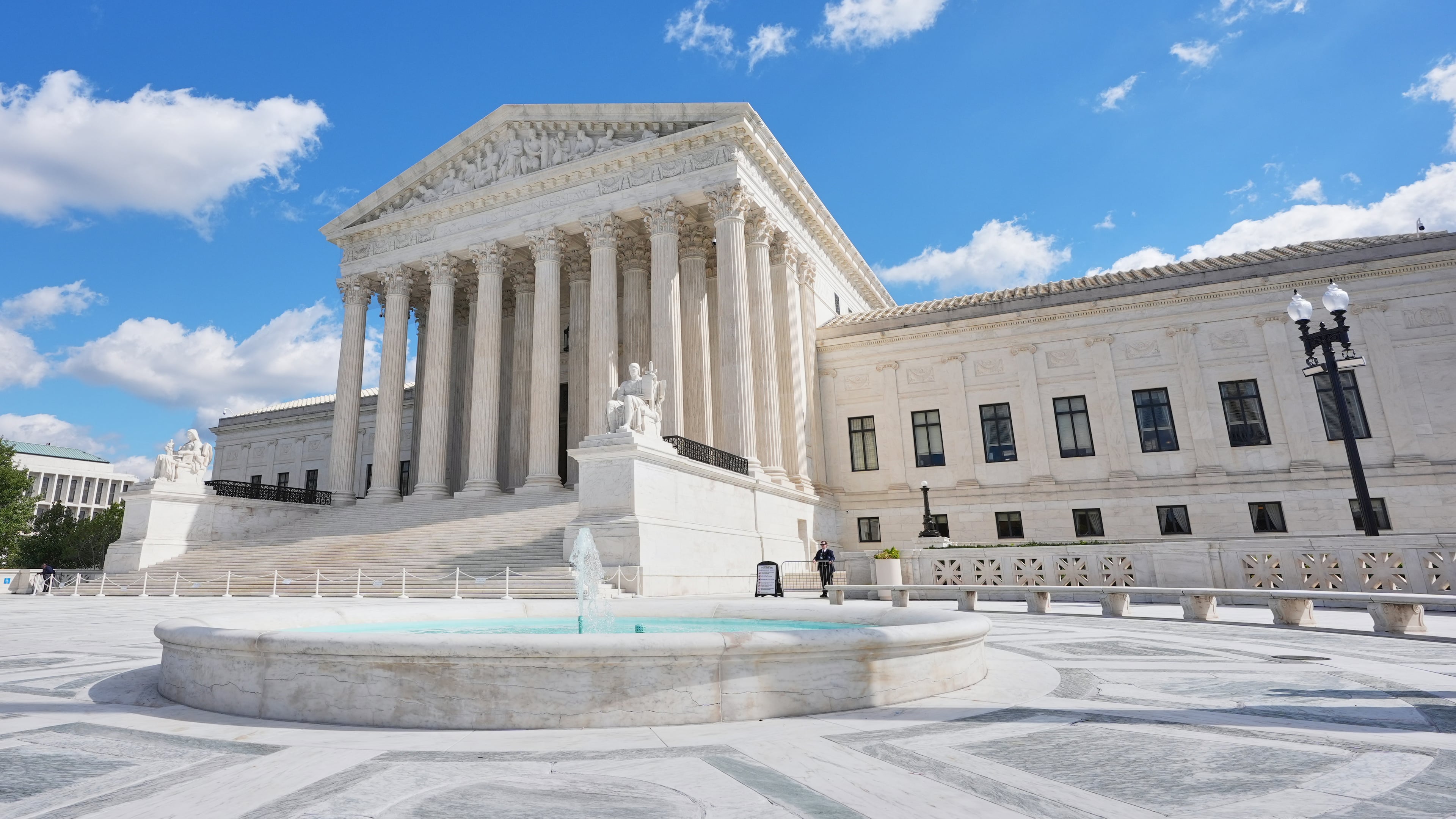 The Supreme Court is pictured Monday, Oct. 5, 2026, in Washington. (AP Photo/Mariam Zuhaib)