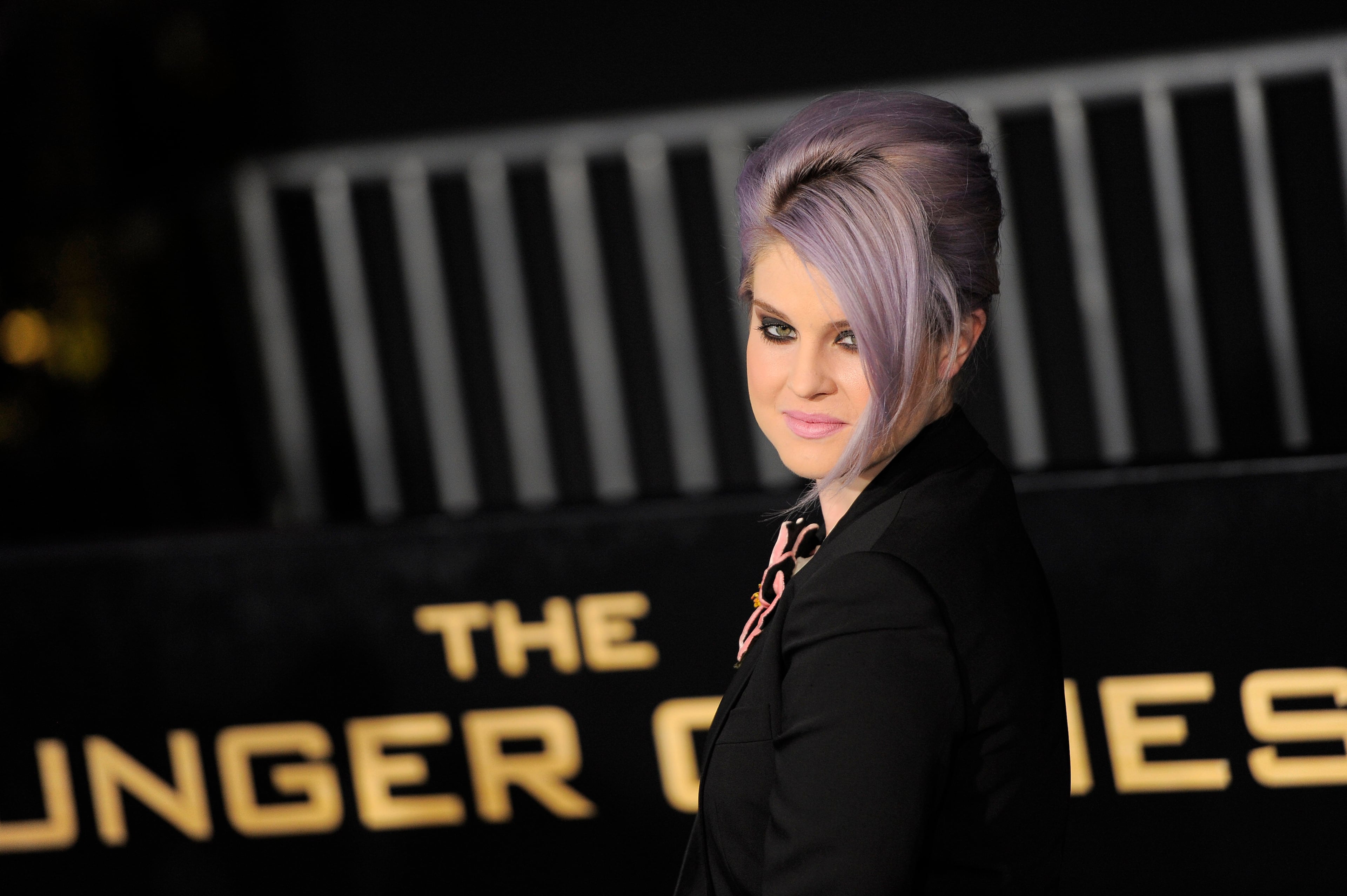 Kelly Osbourne arrives at the world premiere of "The Hunger Games" on Monday March 12, 2012 in Los Angeles. (AP Photo/Chris Pizzello)