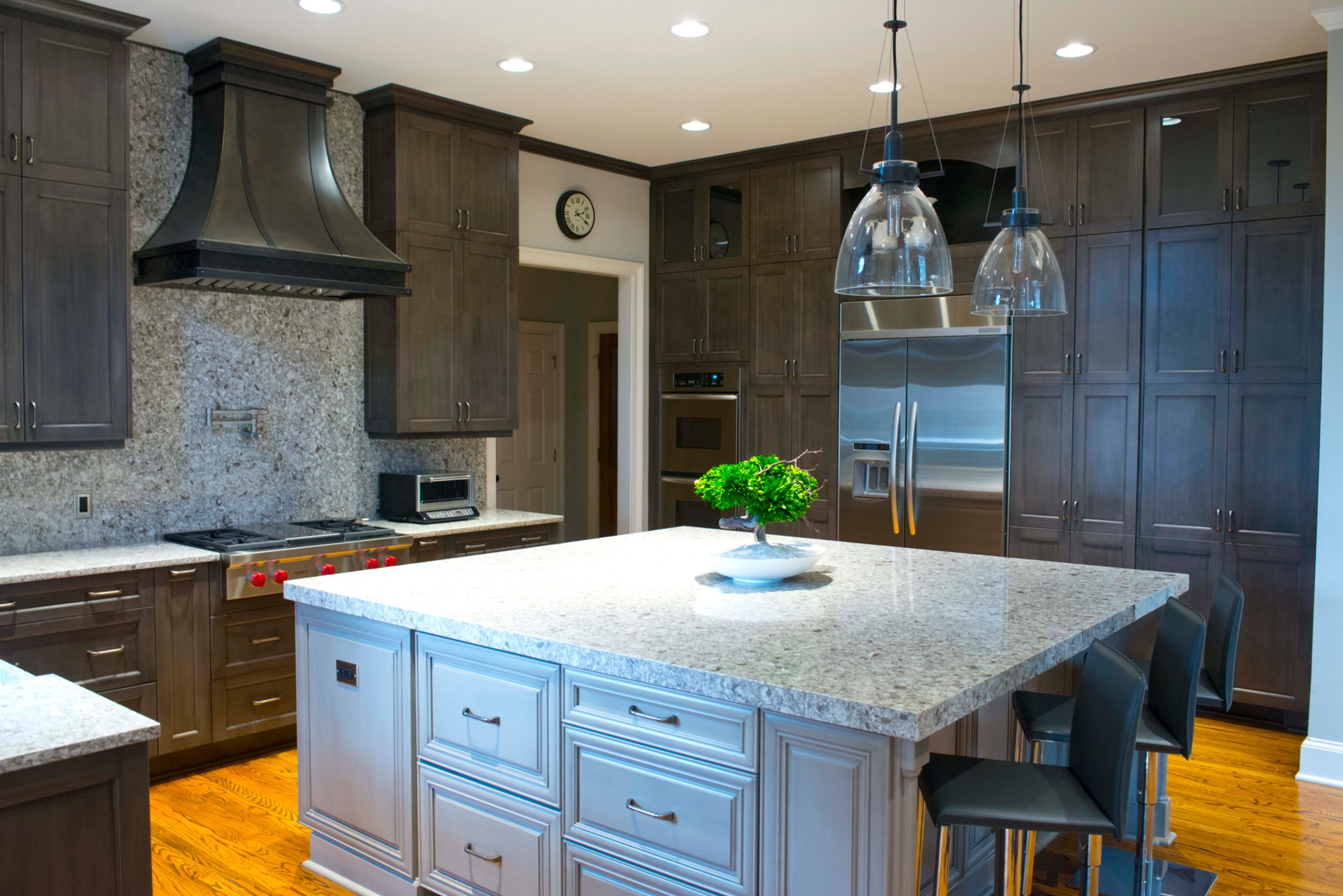 A kitchen renovation took up most of the budget with about $105,000 spent on that room, Bernato said. -- Text by Lori Johnston, for the AJC