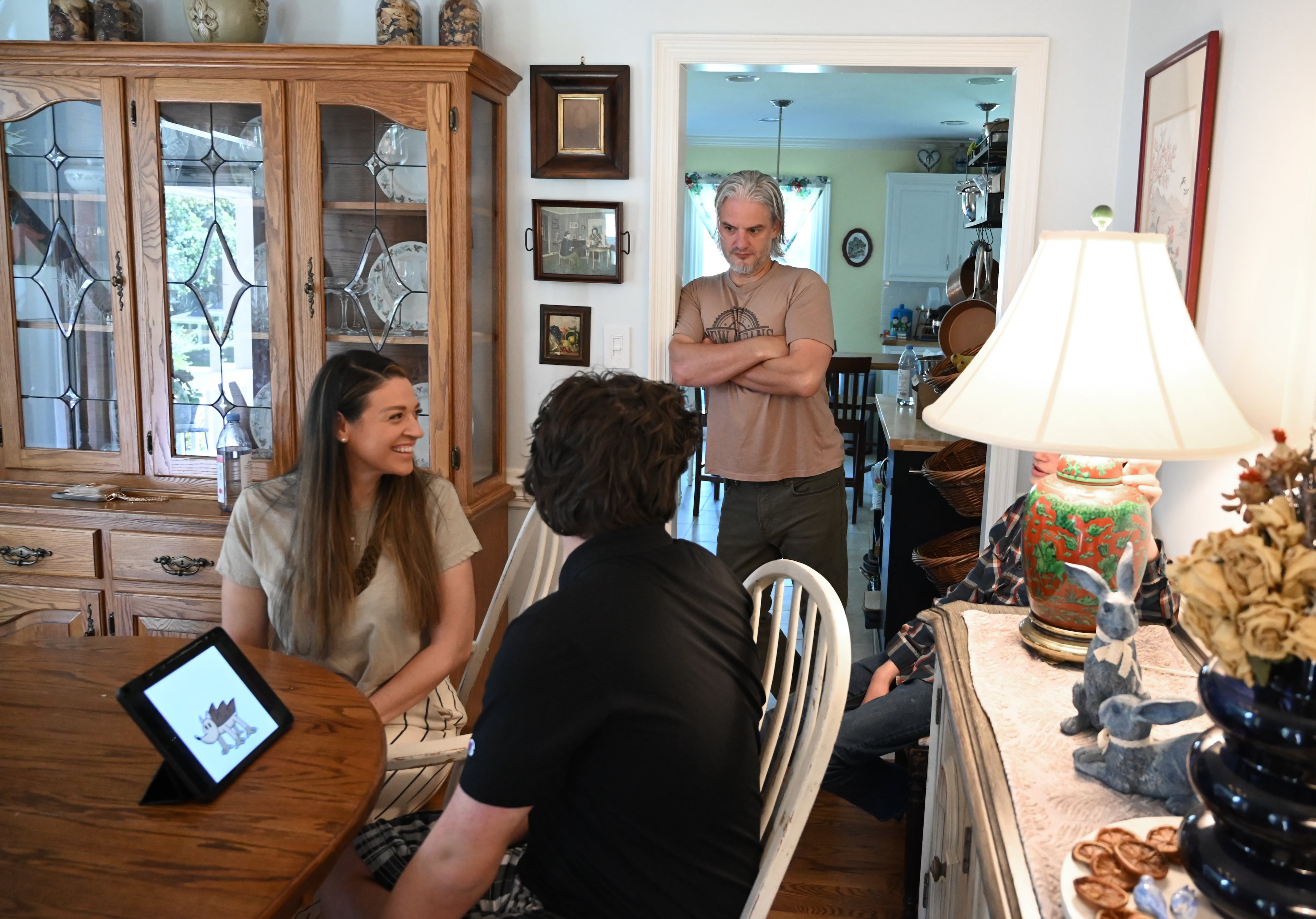 Nichole and Gabe Richard say that they never wanted their son in a GNETS program and were wary about what they had heard about it. However, a meeting with Gwinnett County special education administrators left them with no choice. (Hyosub Shin / AJC)