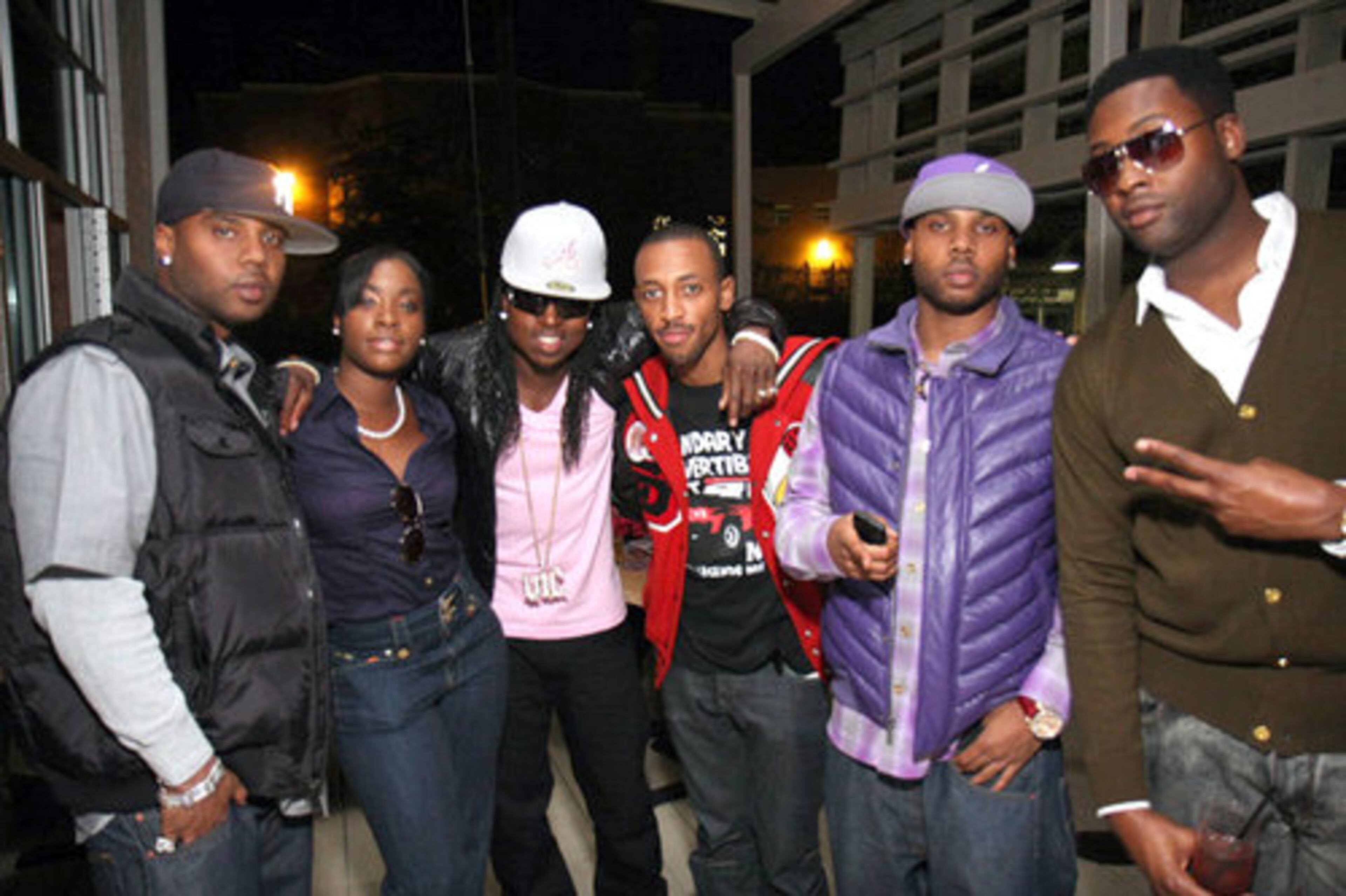 R&B group Jagged Edge, Princess of Crime Mob, rapper V.I.C, DJ G Mack and designer Mychael Knight.