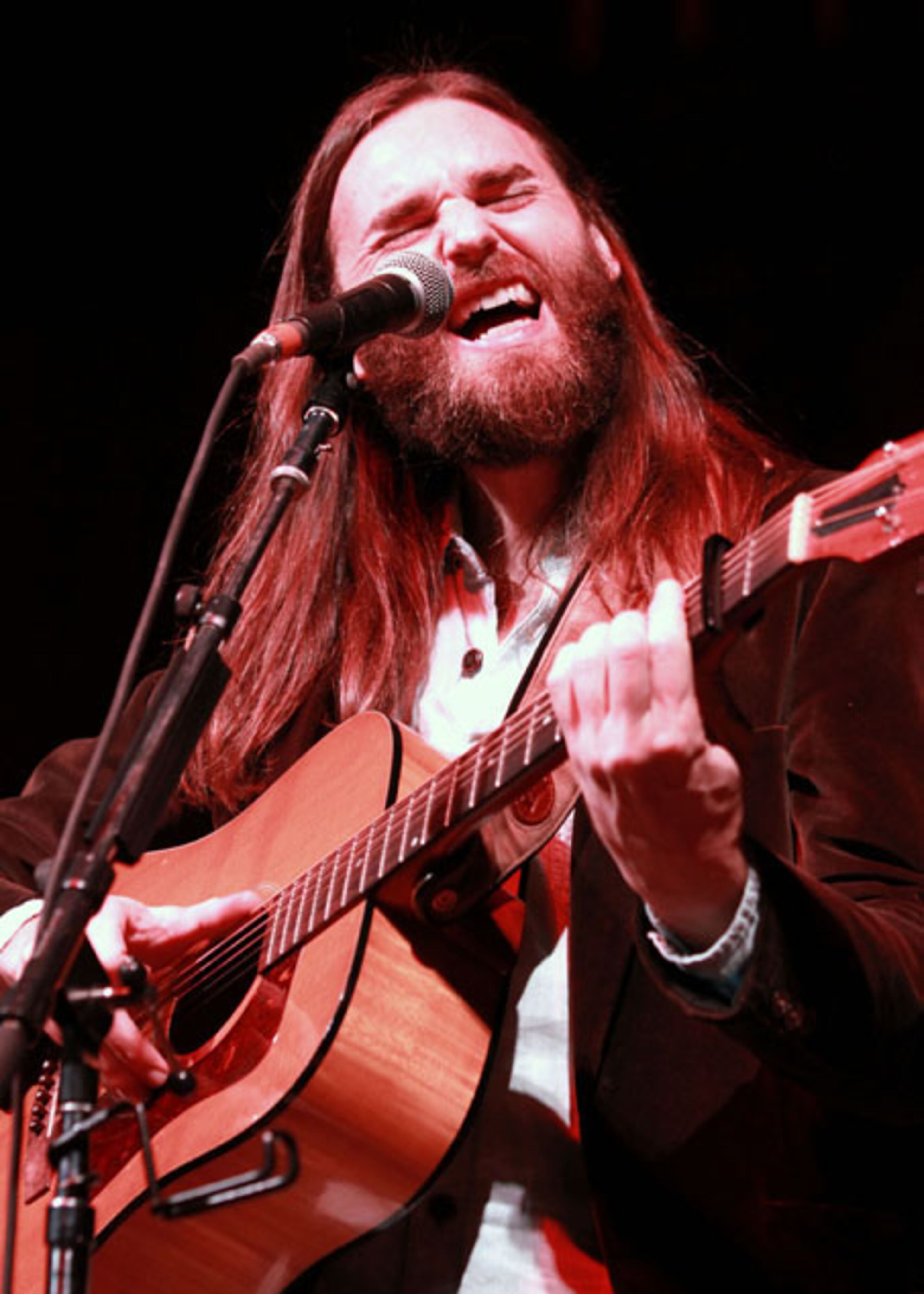 Singer Sam Lewis opens for Chris Stapleton during the first of two sold-out performances Thursday, Jan. 7, 2016, at the Tabernacle in Atlanta. Robb D. Cohen /RobbsPhotos.com