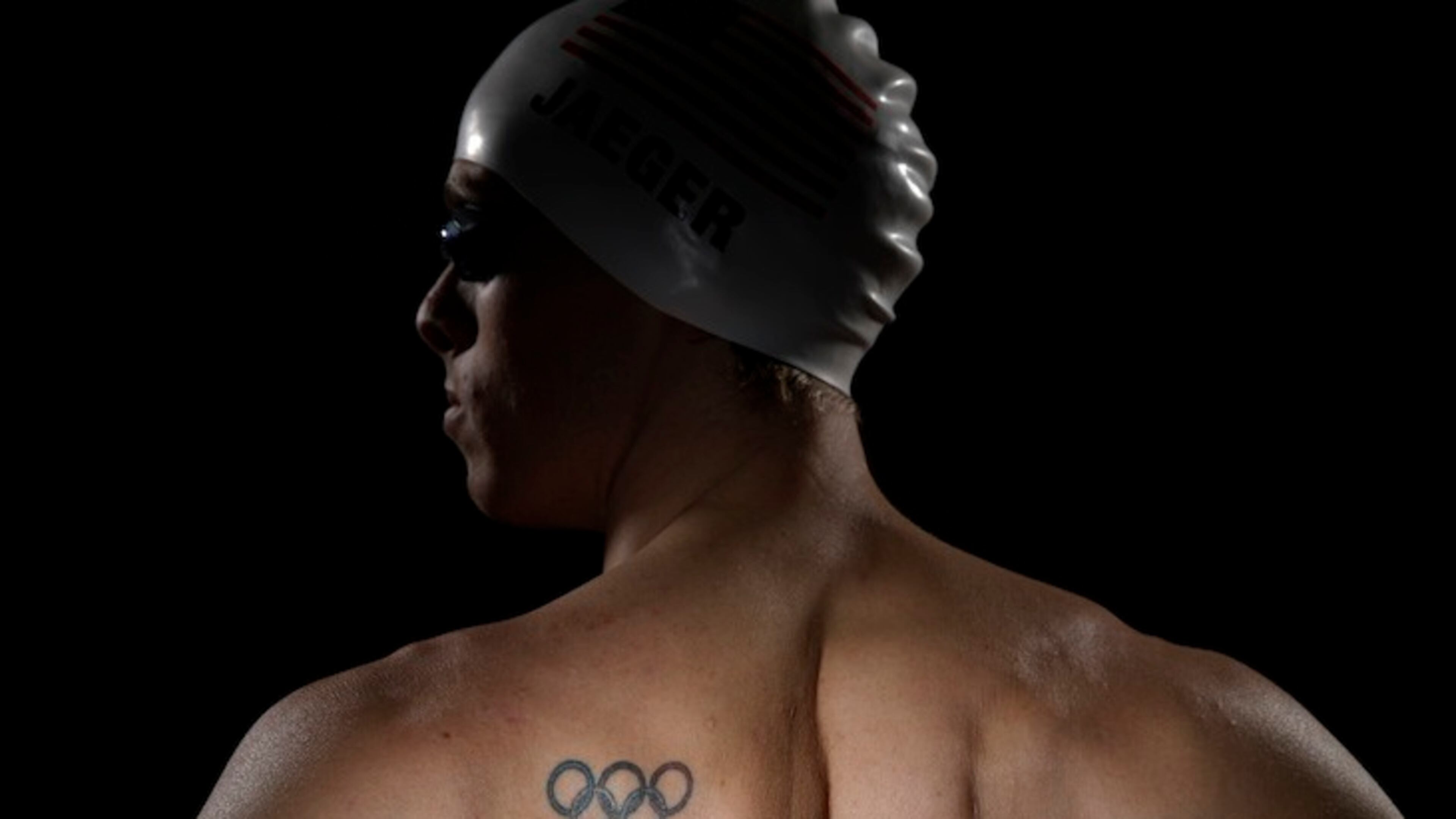 Swimmer Connor Jaeger poses for photos at the 2016 Team USA Olympic media summit Tuesday, March 8, 2016, in Beverly Hills, Calif. (AP Photo/Jae C. Hong)