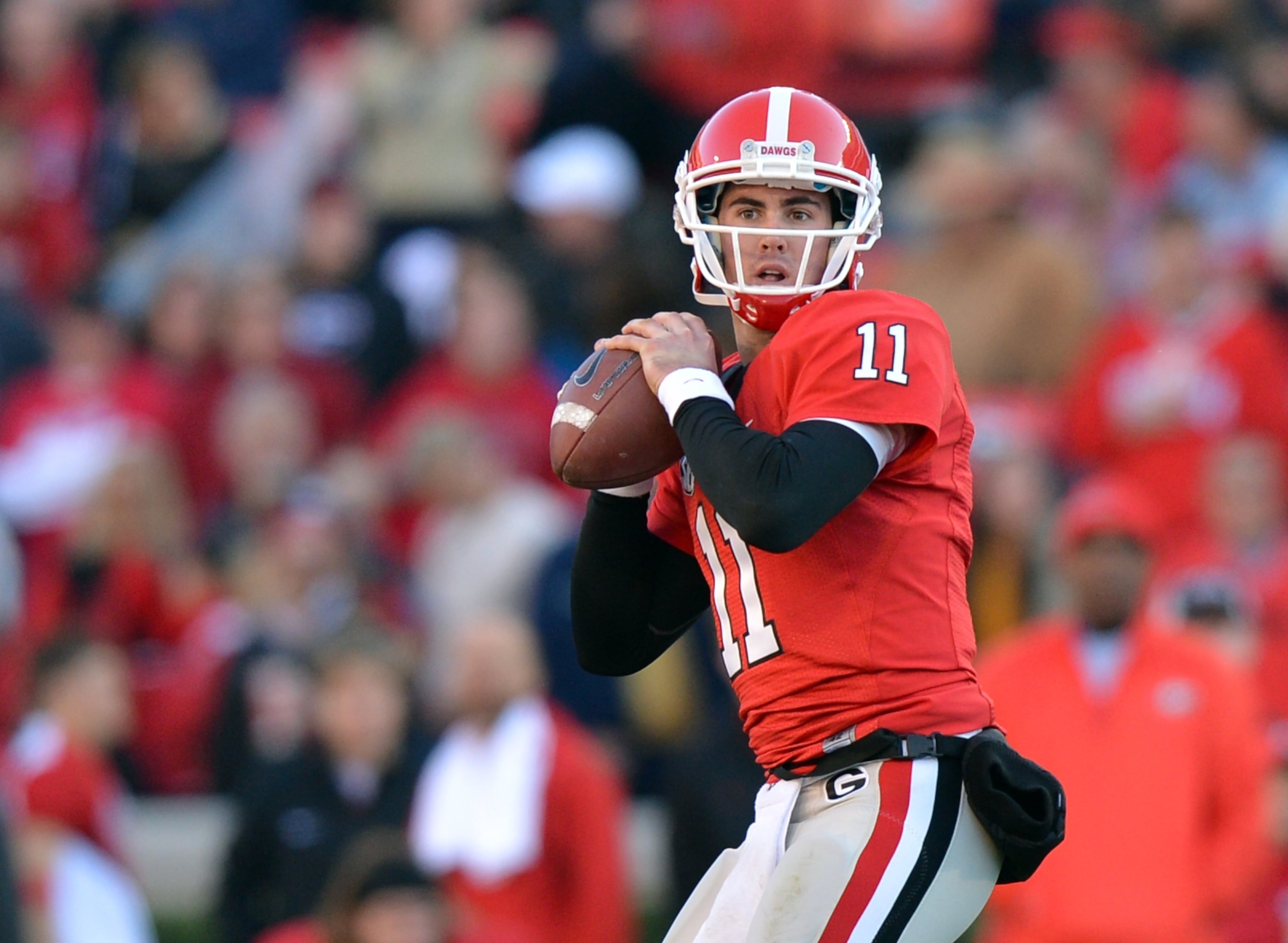 Murray, a junior, has 9,664 career passing yards and could shatter the school and conference passing mark if he returns for his senior season. Would you rank Murray as the best QB in UGA history? Here are some others that would certainly rank among the best in school history.