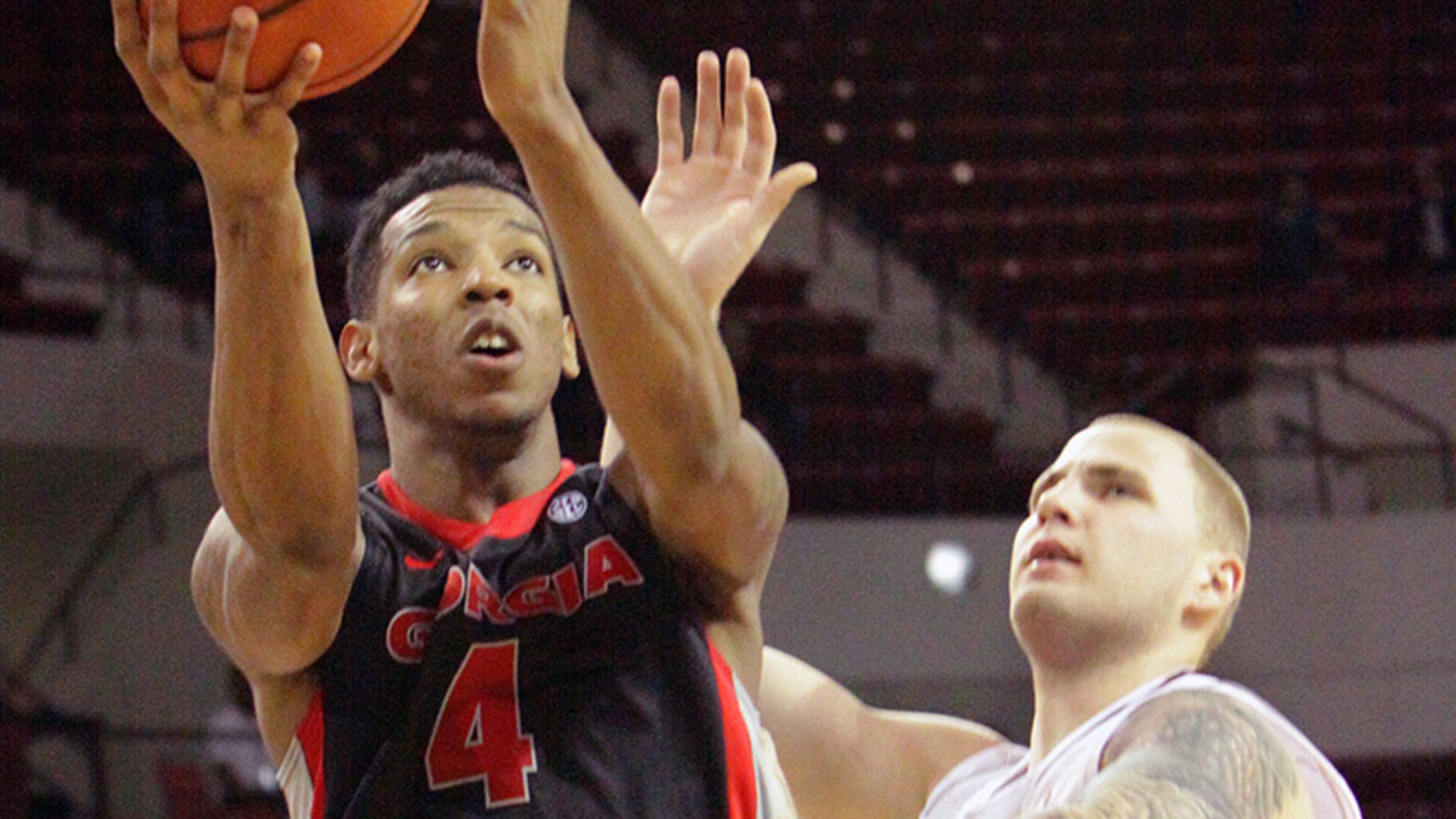 Charles Mann scored a career-high 29 points to lead Georgia past Vermont 63-56 on Wednesday night in the first round of the NIT. (File photo)