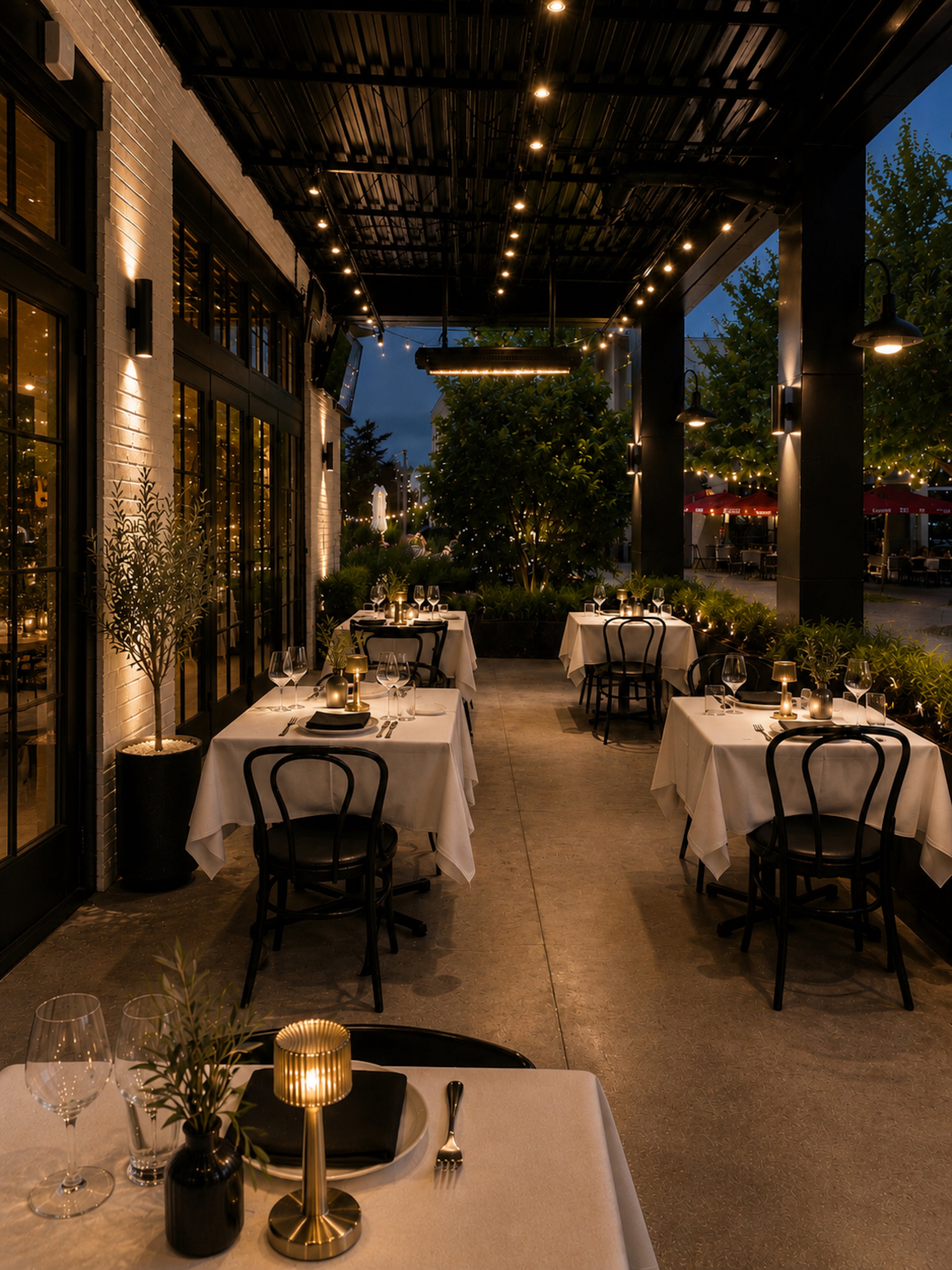 A rendering of Osteria Bella, the forthcoming Halcyon restaurant from Daniele and Bella Furfaro. (Courtesy of Osteria Bella)