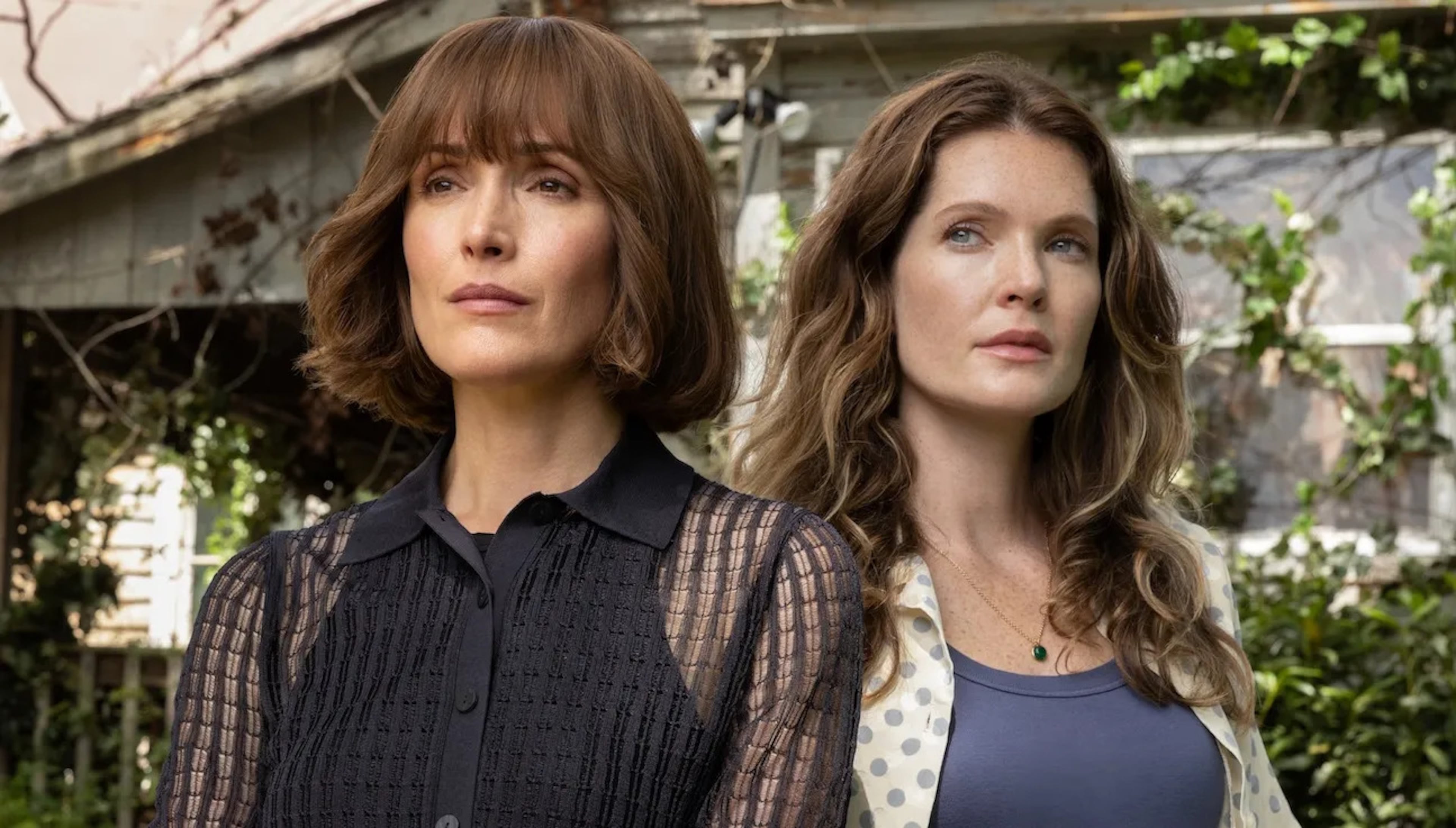 Peacock's "The Good Daughter" based on the Karin Slaughter book stars Rose Byrne and Meghann Fahy. (Courtesy of Mark Hill/Peacock)