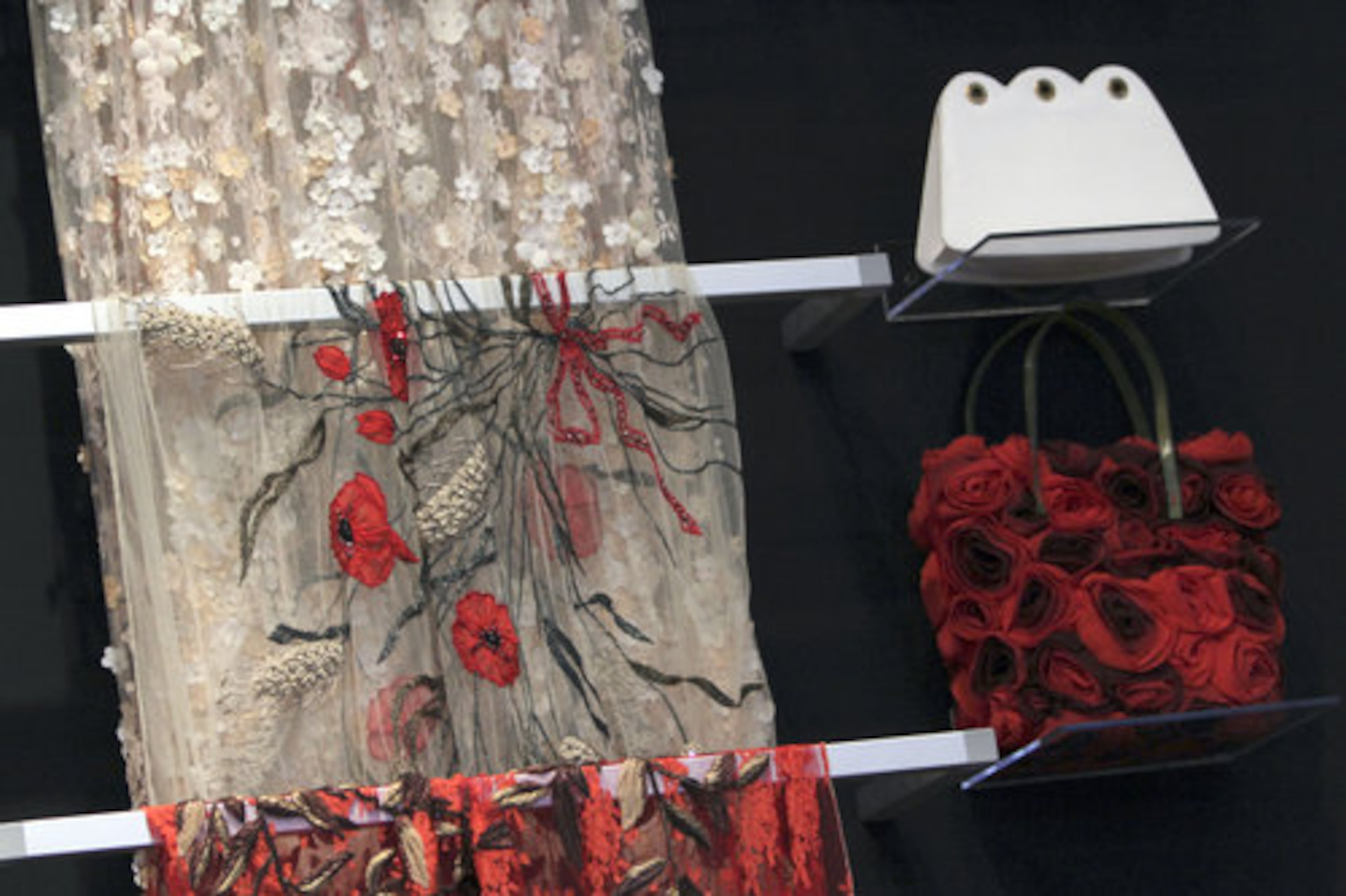Scarfs and handbags owned by Miss Taylor are part of the Christie's auction.