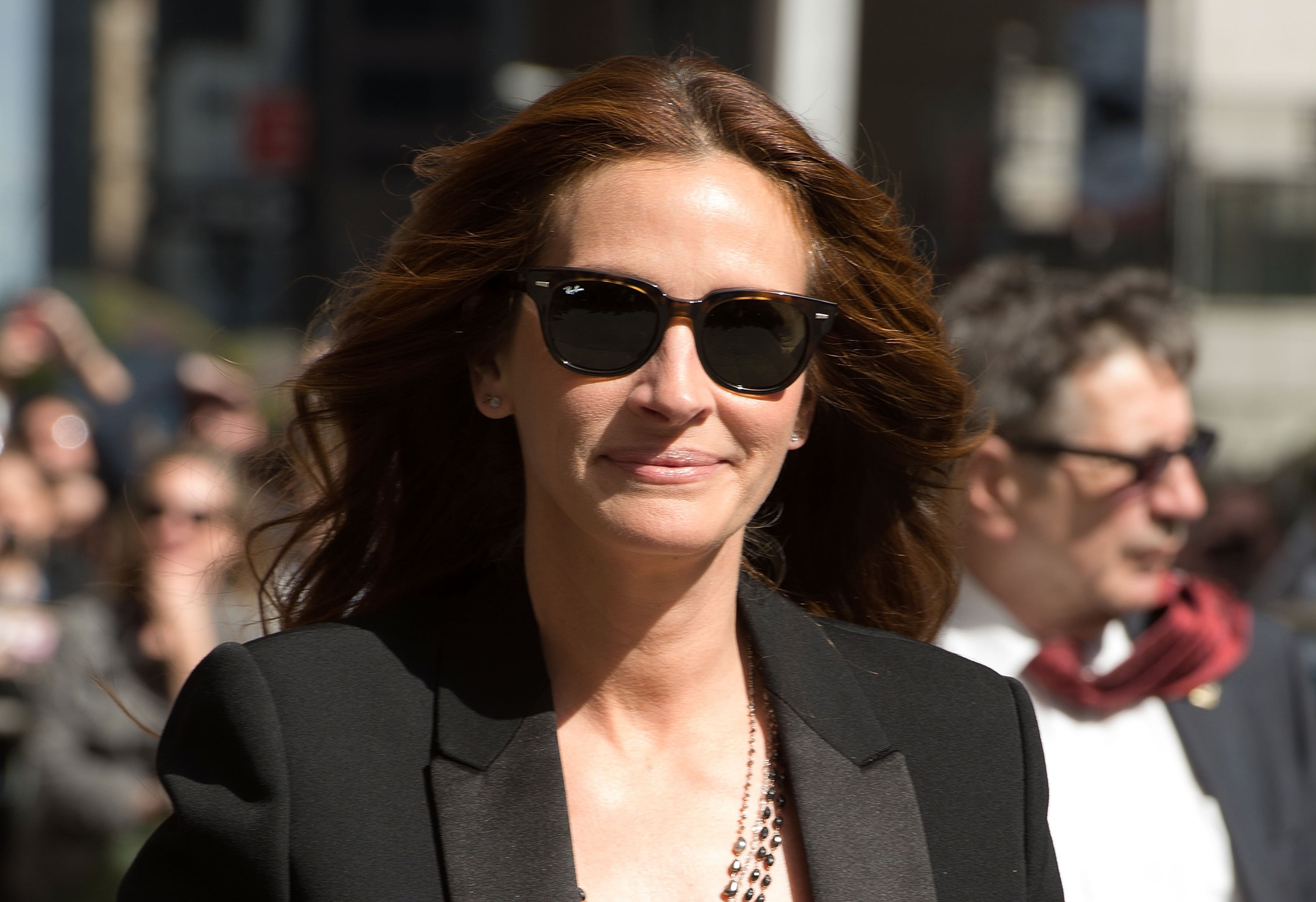 NEW YORK, NY - MAY 13: Actress Julia Roberts visit "Late Show With David Letterman" at Ed Sullivan Theater on May 13, 2015 in New York City. (Photo by Slaven Vlasic/Getty Images)